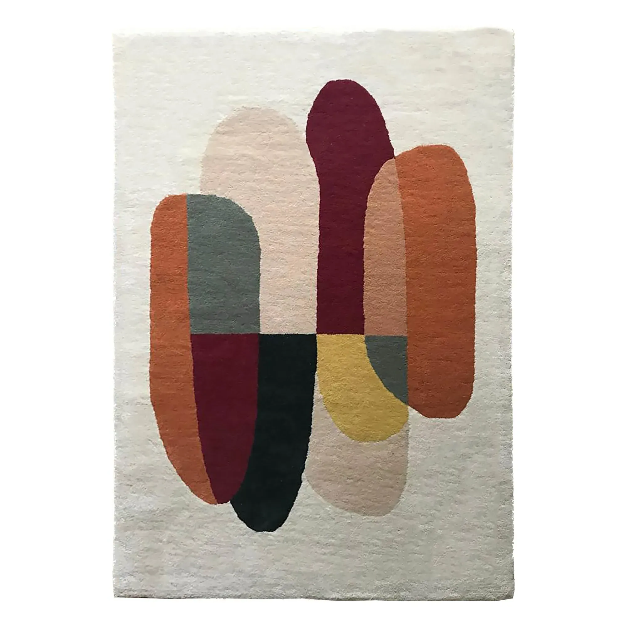 Pluriel Hand Tufted Rug - Multicoloured, Wool product