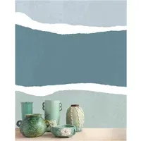 Trio Textured Wallpaper 2 Sheets - Green, Non-Woven alternate view