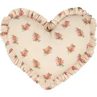 Heart-Shaped Pillow - Ecru, Cotton alternate view