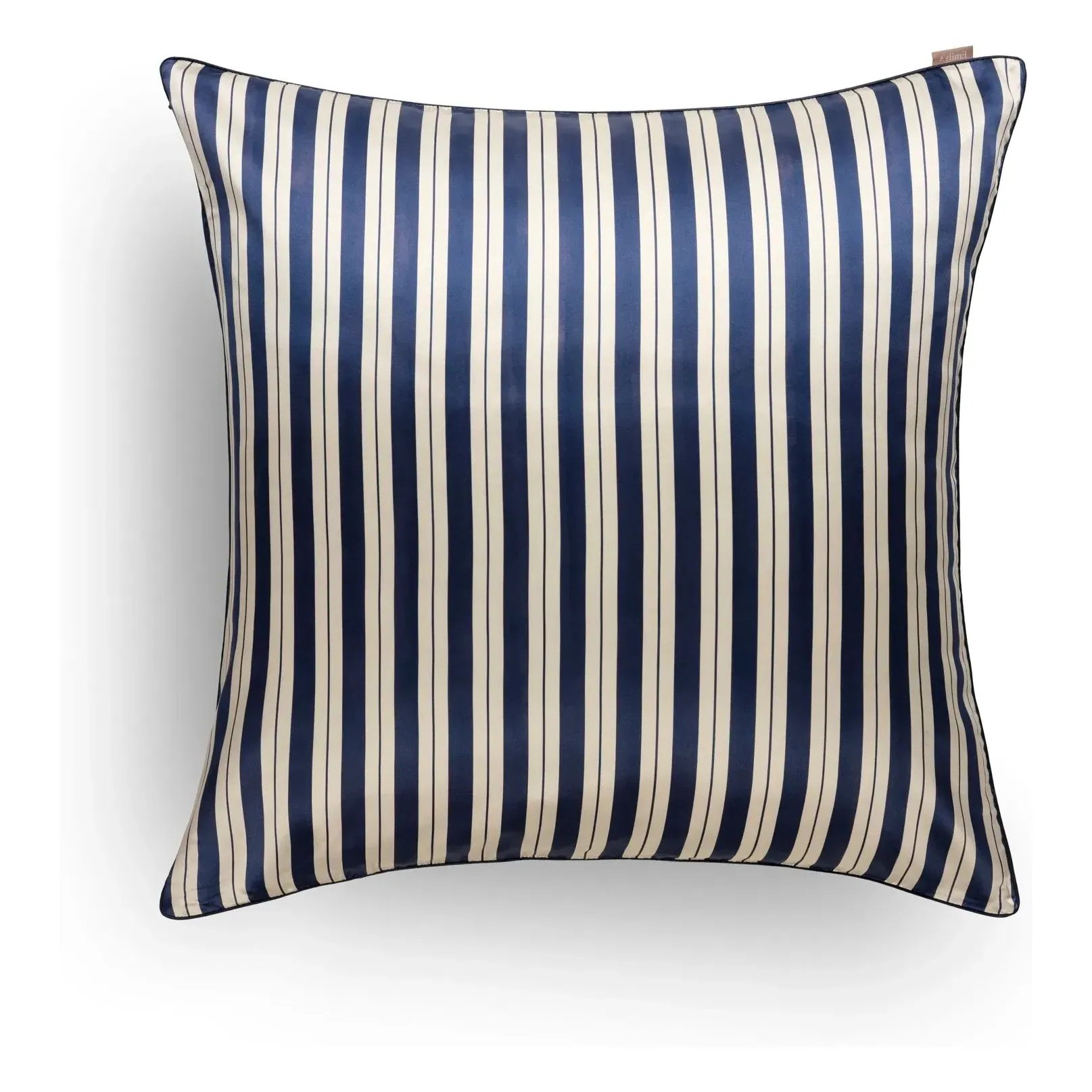 Stripes Mulberry Silk Pillowcase - Dark Blue product