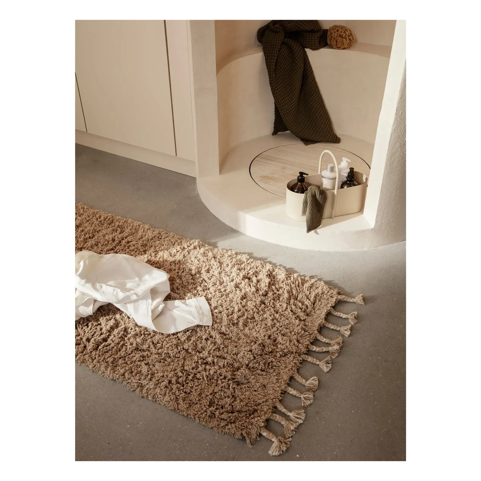Amass Rug - Beige, Cotton alternate view