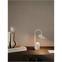 Arum Portable Table Lamp with Touch Dimmer - Beige, Iron alternate view
