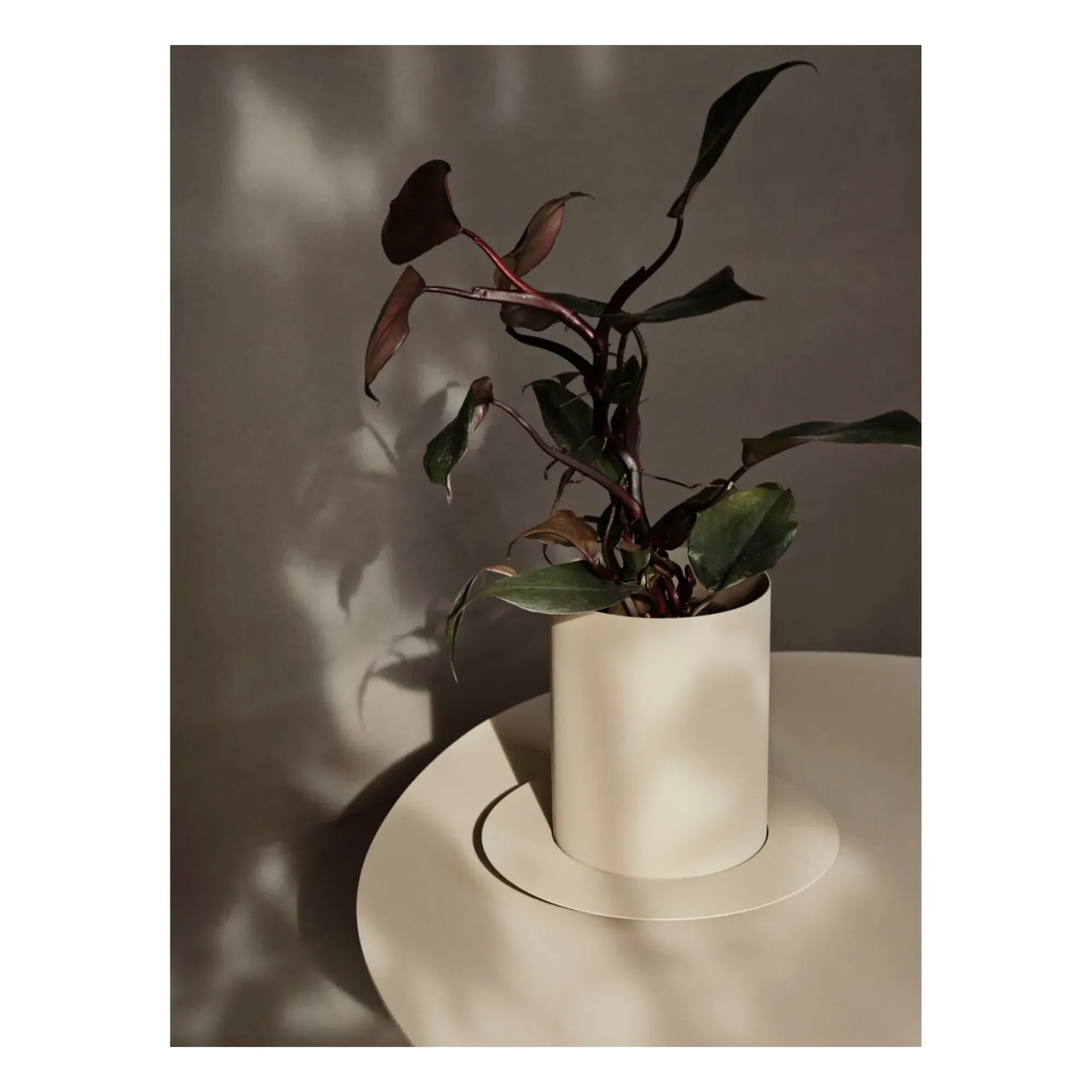 Auran Planter - Beige, Galvanized Iron alternate view