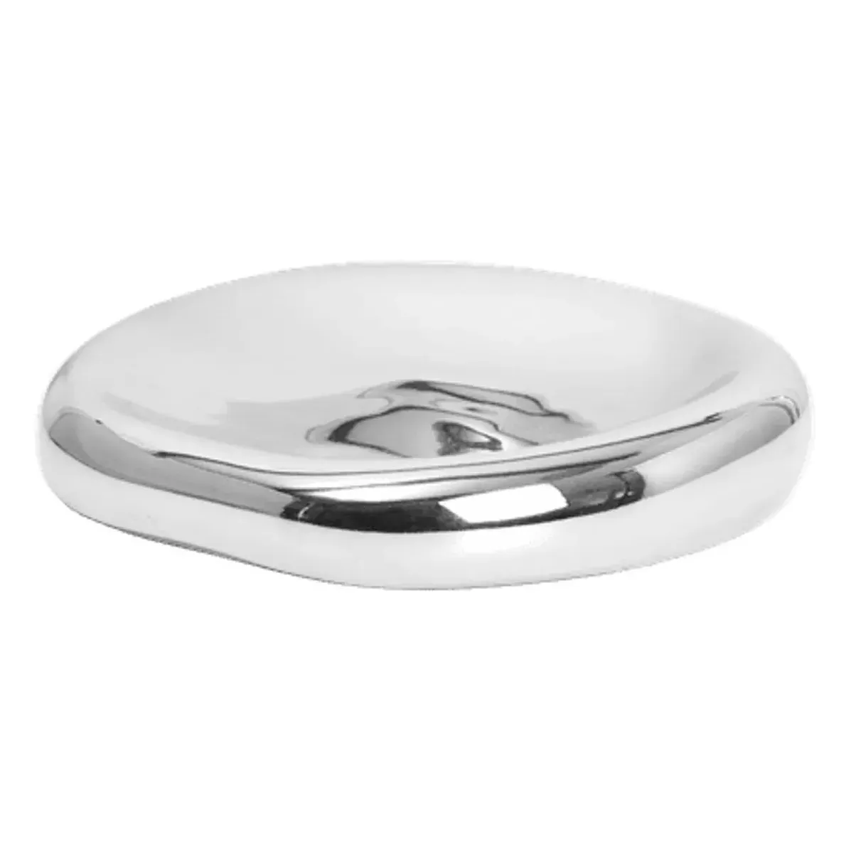 Bellure Bowl - Chrome, Electroplated Stoneware product