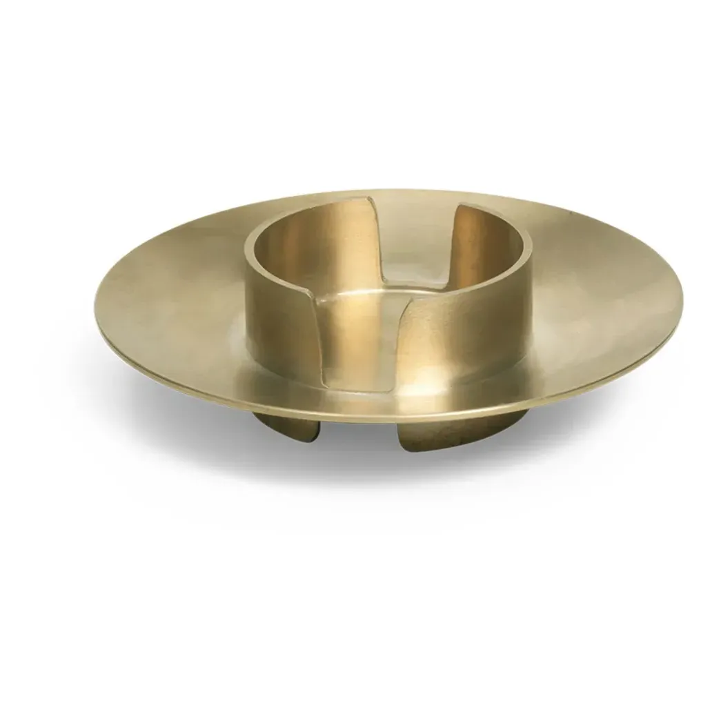 Block Candlestick - Gold, Brass product