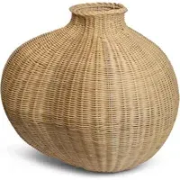 Bola Spherical Floor Vase - Natural, Rattan alternate view