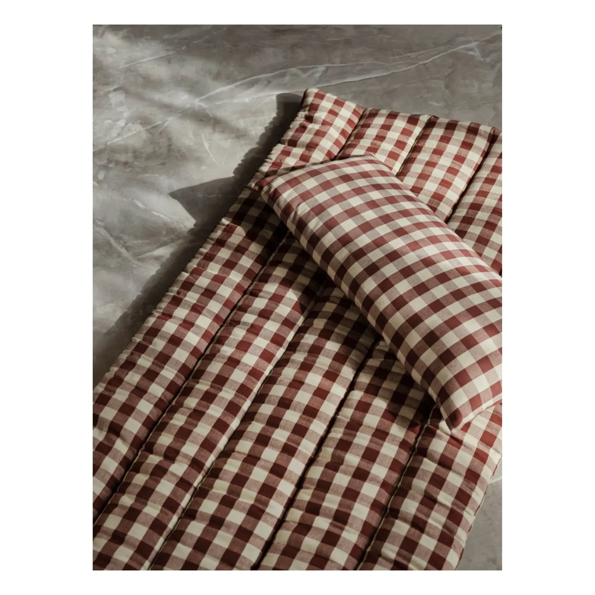 Bothy Cushion - Brown, Organic Cotton alternate view
