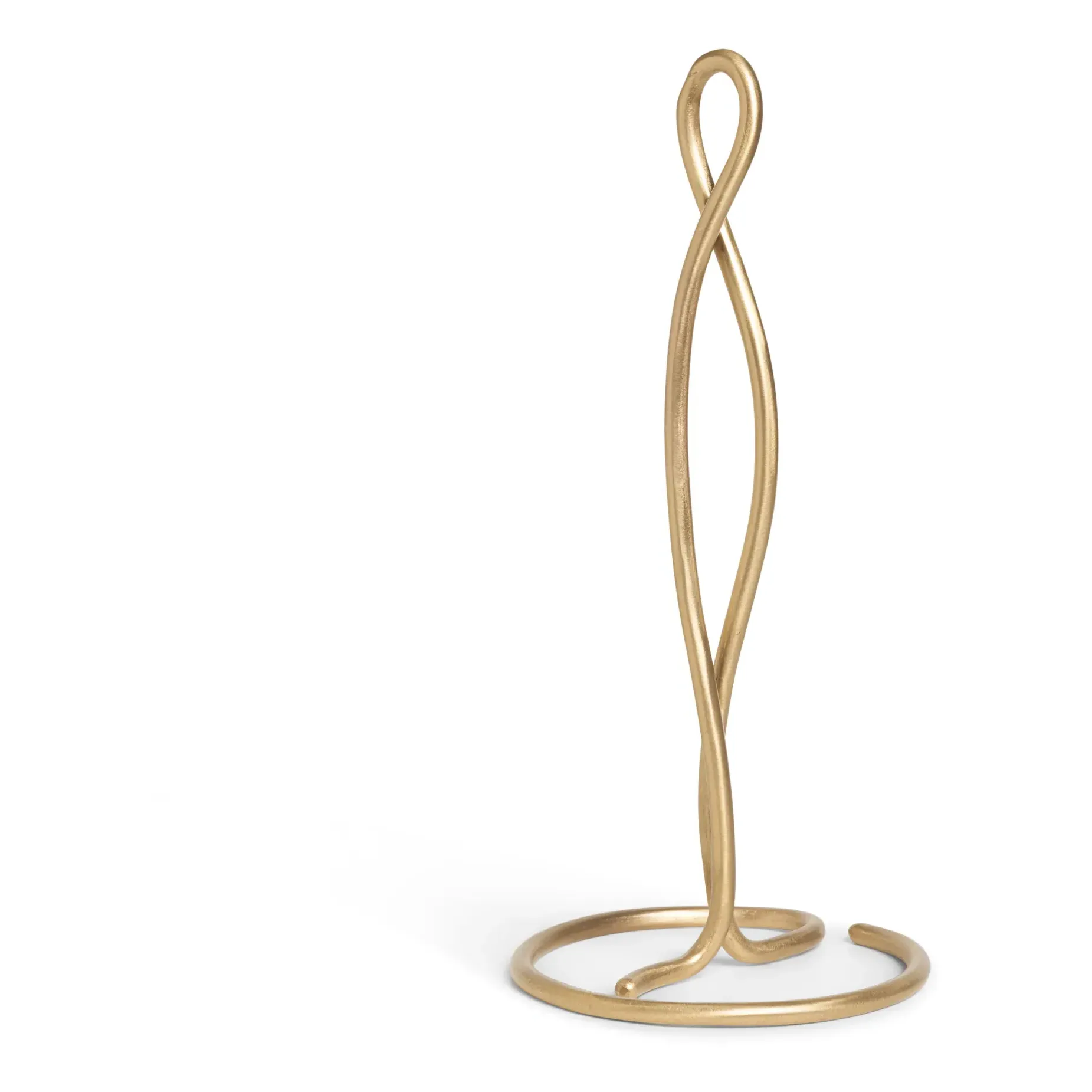 Curvature Kitchen Roll Holder - Gold, Brass product