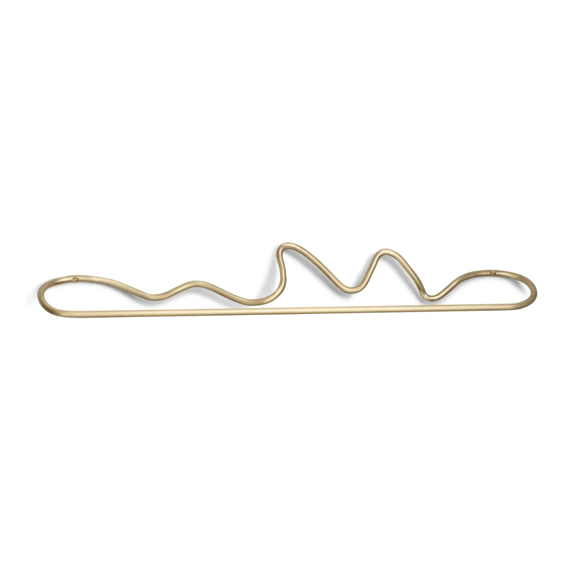 Curvature Towel Rack - Brass product
