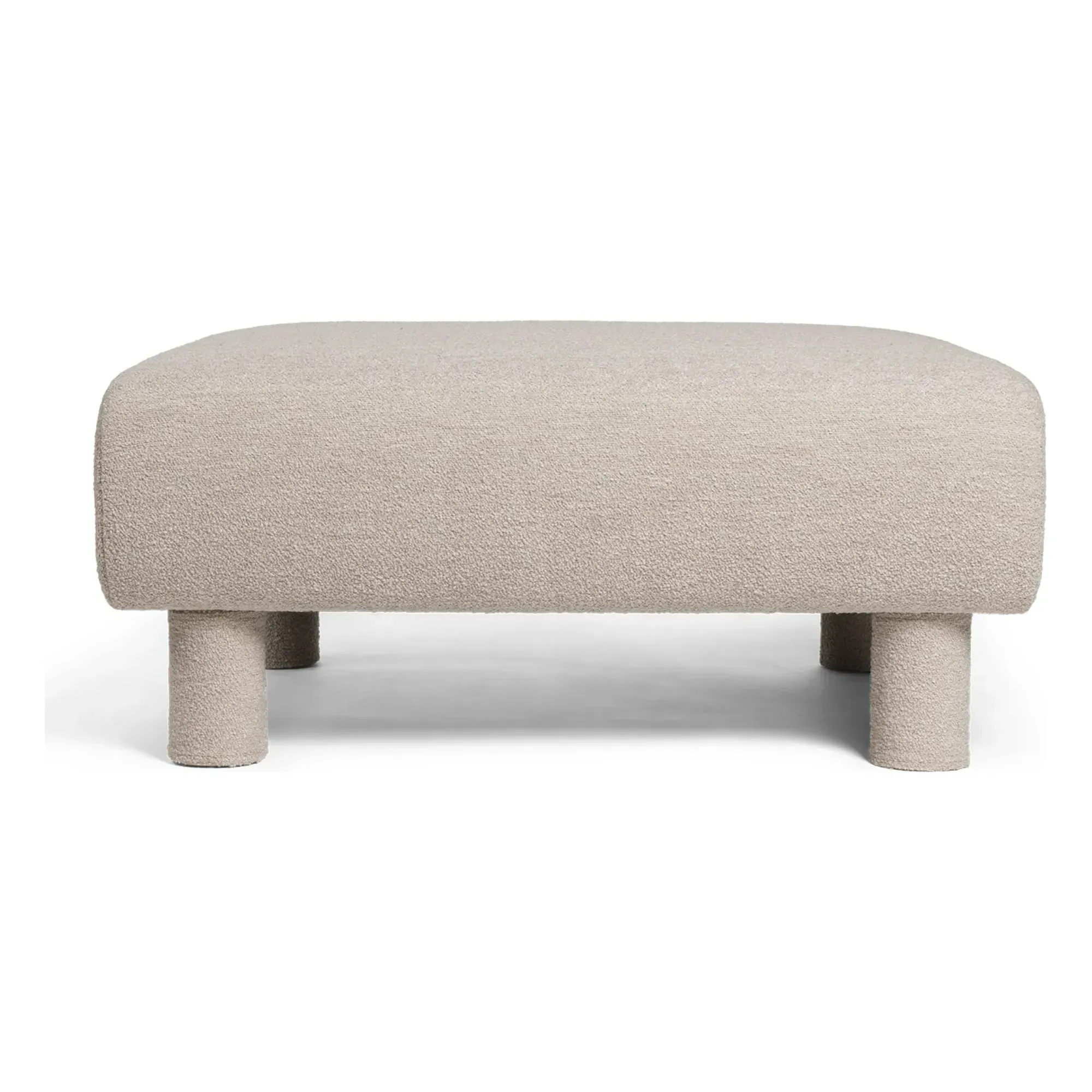 Dase Bouclé Sofa with Ottoman Module - Beige product