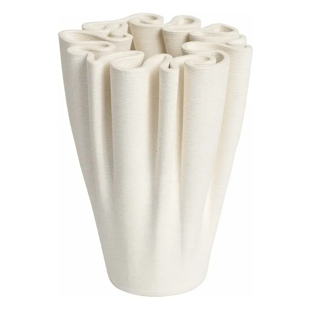 Dedali Vase - White, Stoneware product