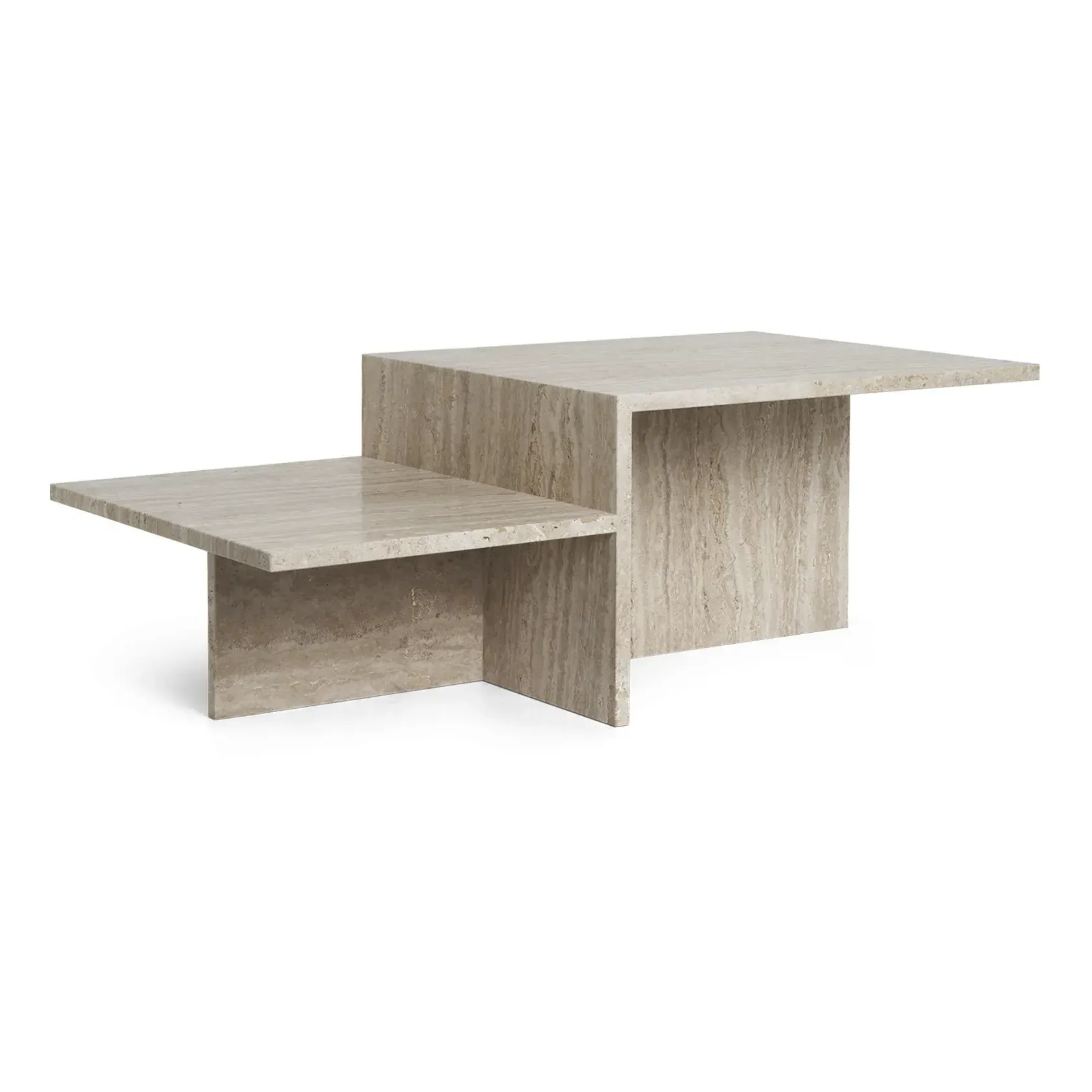 Distinct Travertine Coffee Table - Beige product