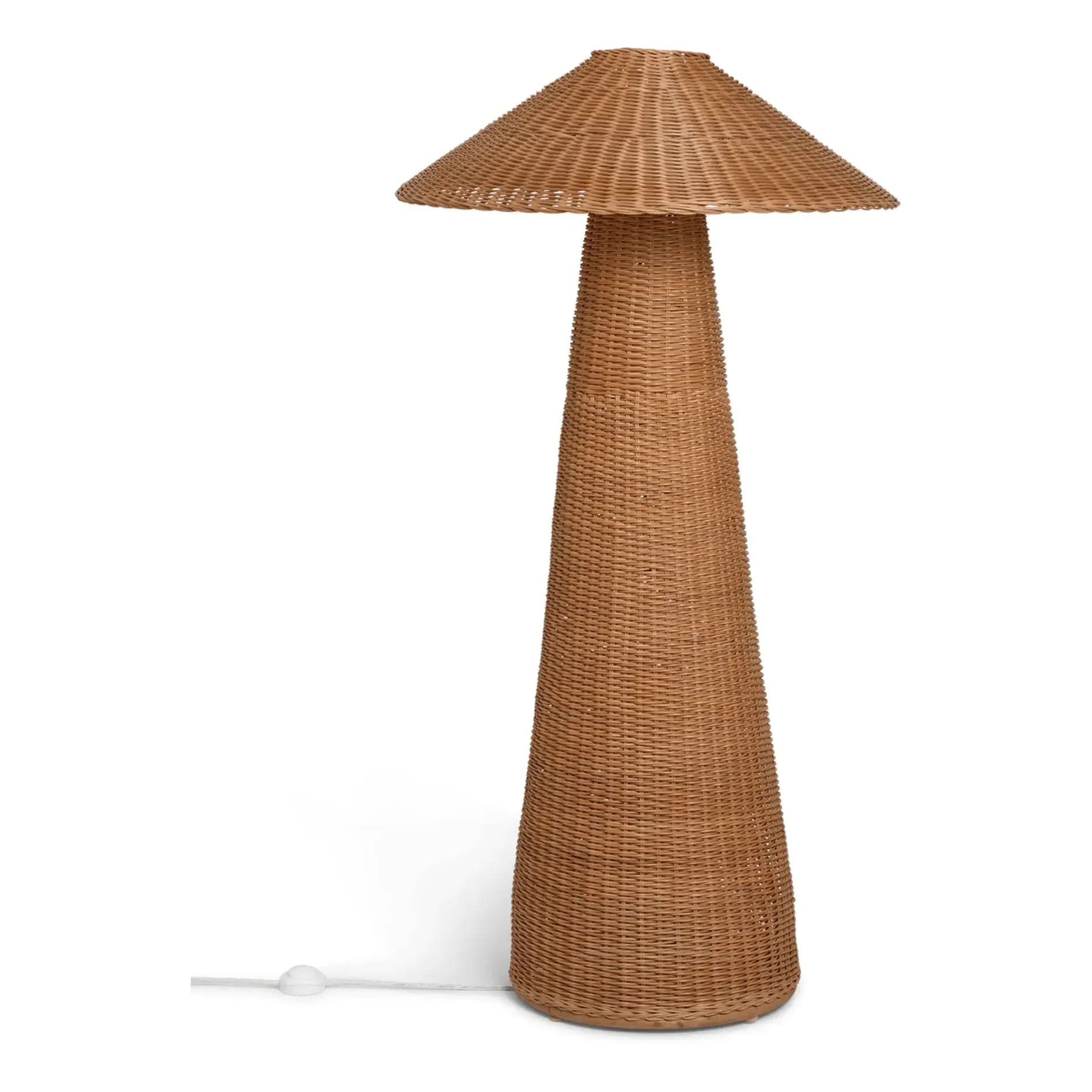 Dou Floor Lamp - Natural, Rattan product