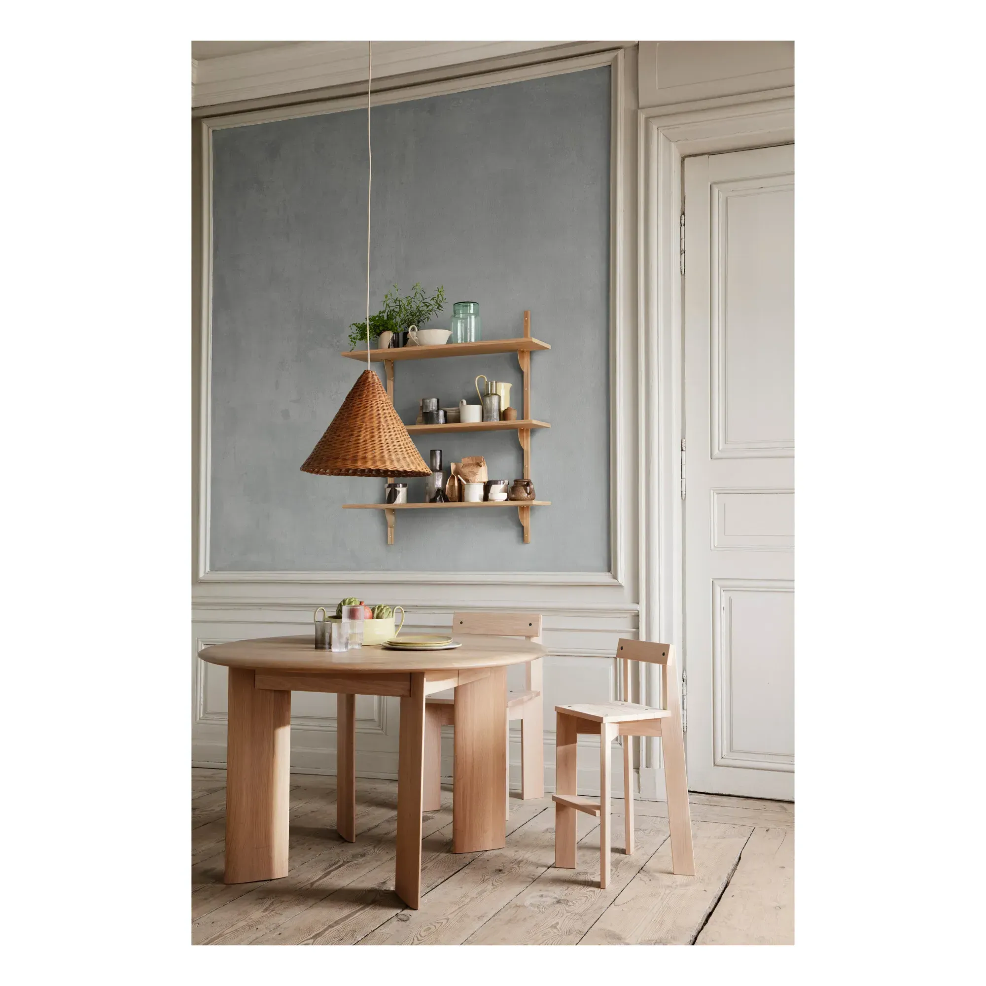 Dou Rattan Lampshade - Natural alternate view