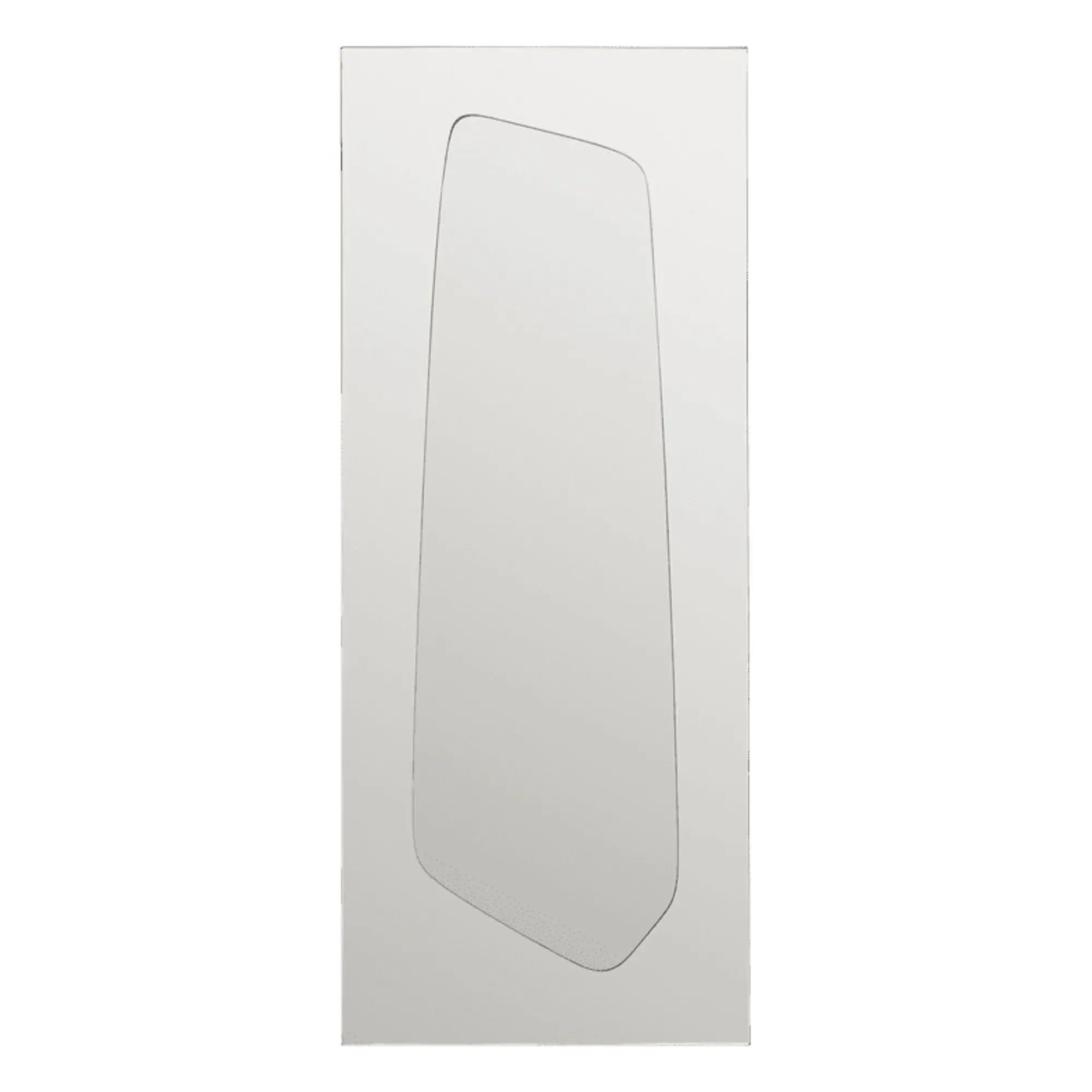 Folia Asymmetrical Wall Mirror - Silver, Mirror Glass product