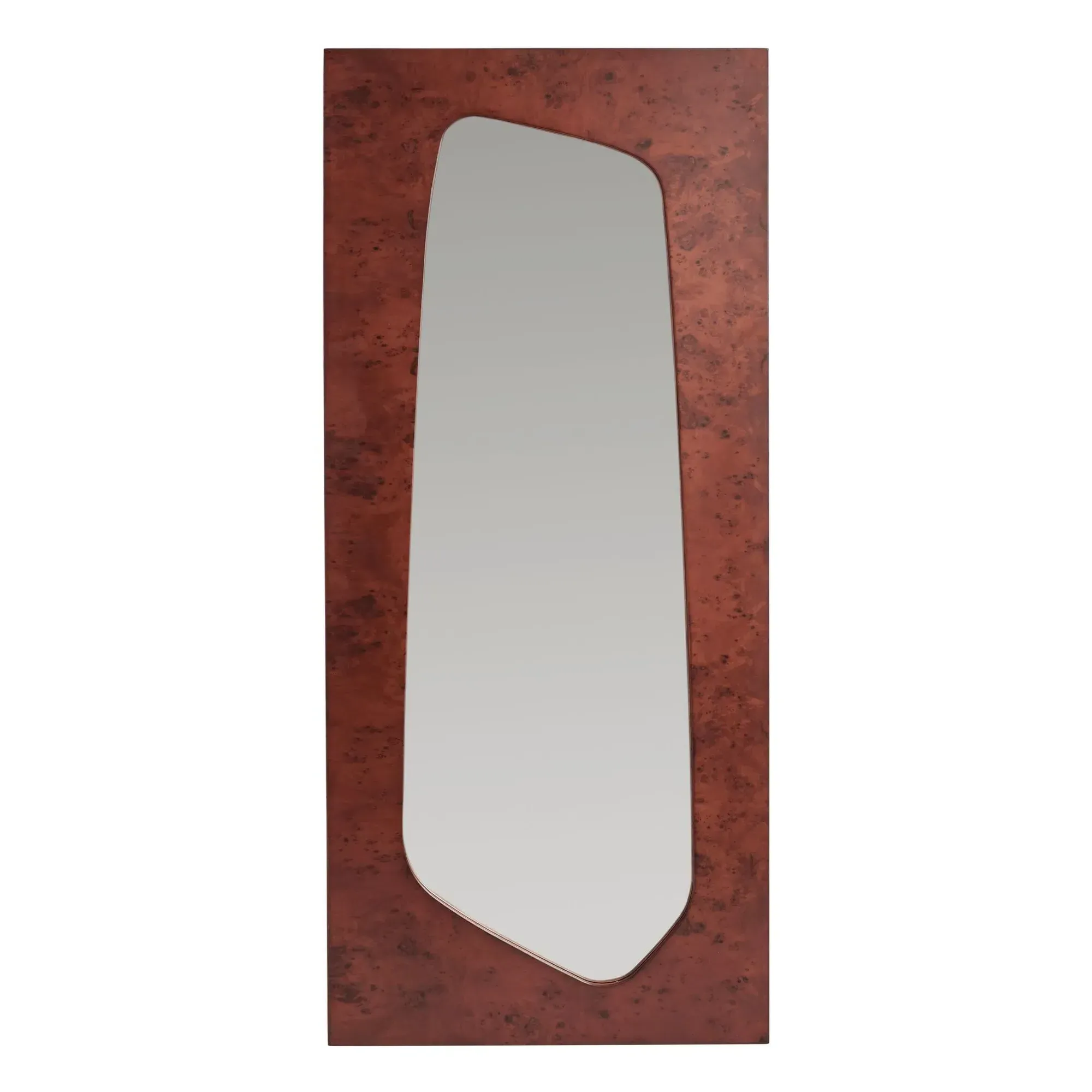 Folia Full-Length Mirror - Dark Wood, Poplar Burl Veneer product