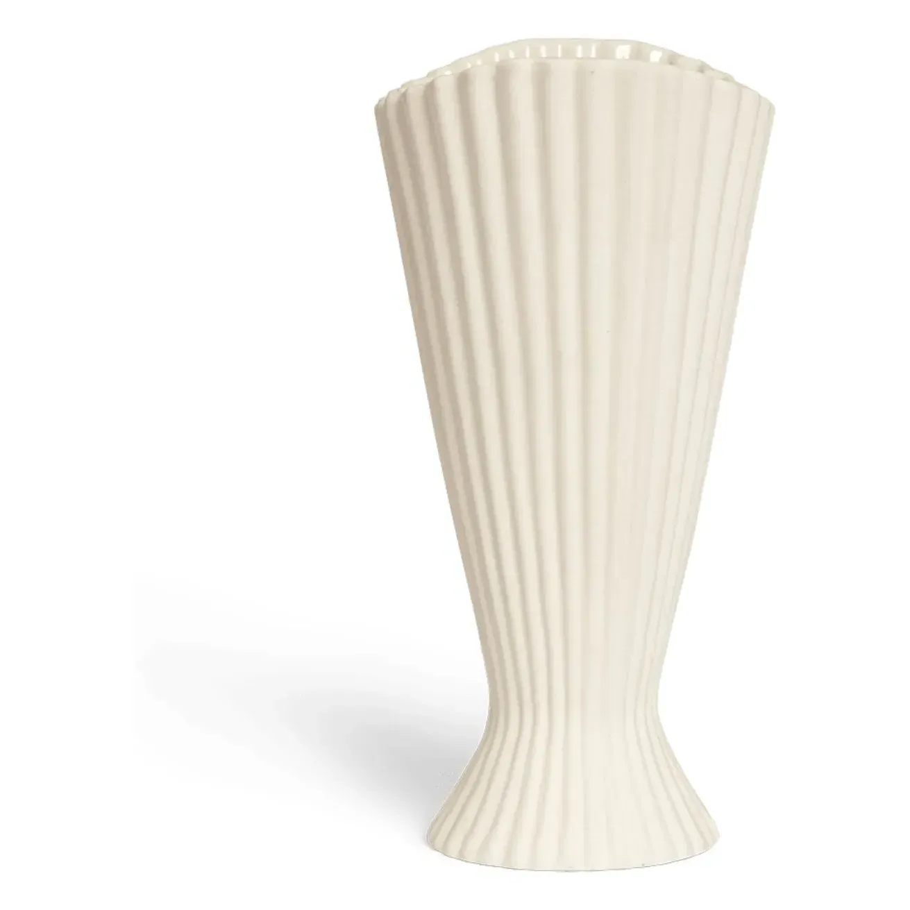Fountain Stoneware Vase - Off-White product