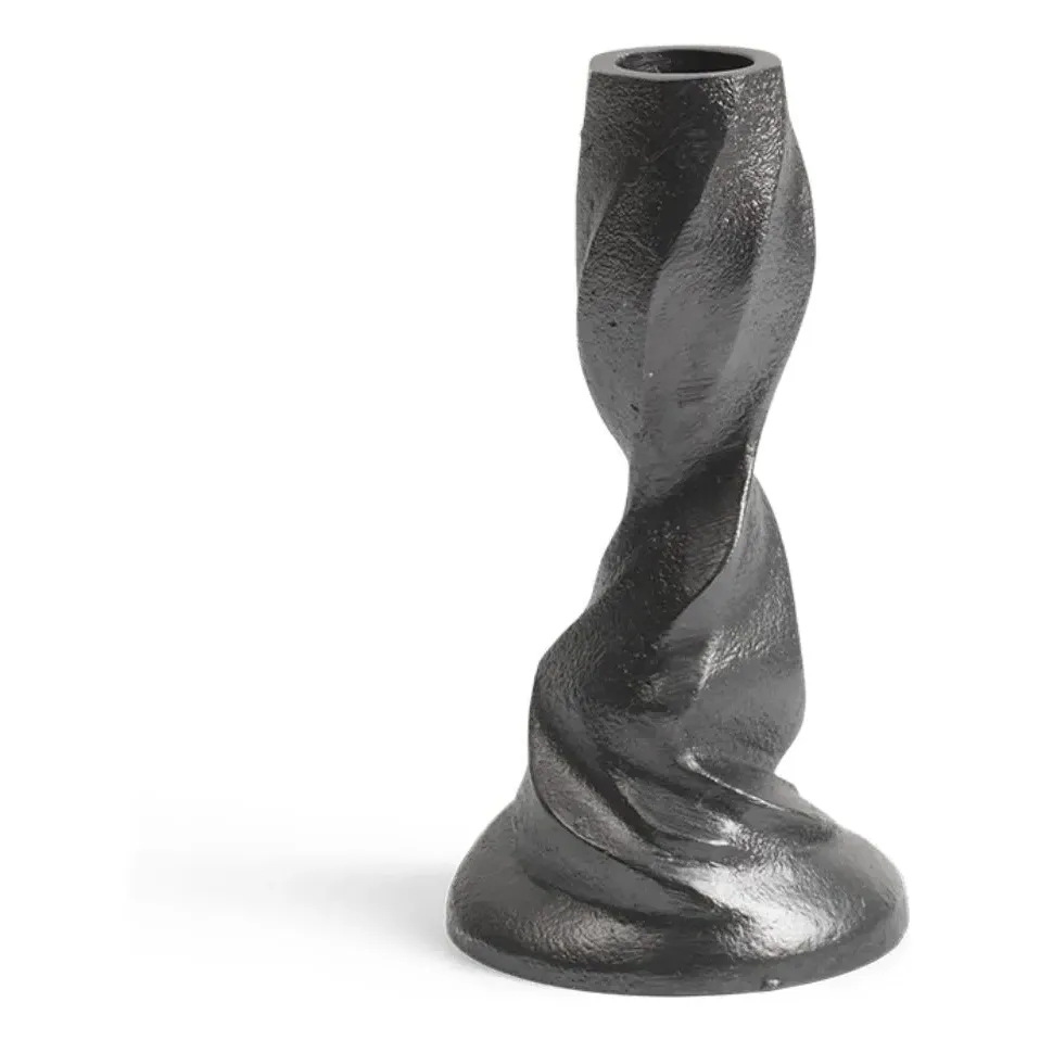 Gale Candlestick - Charcoal Grey, Recycled Aluminium product