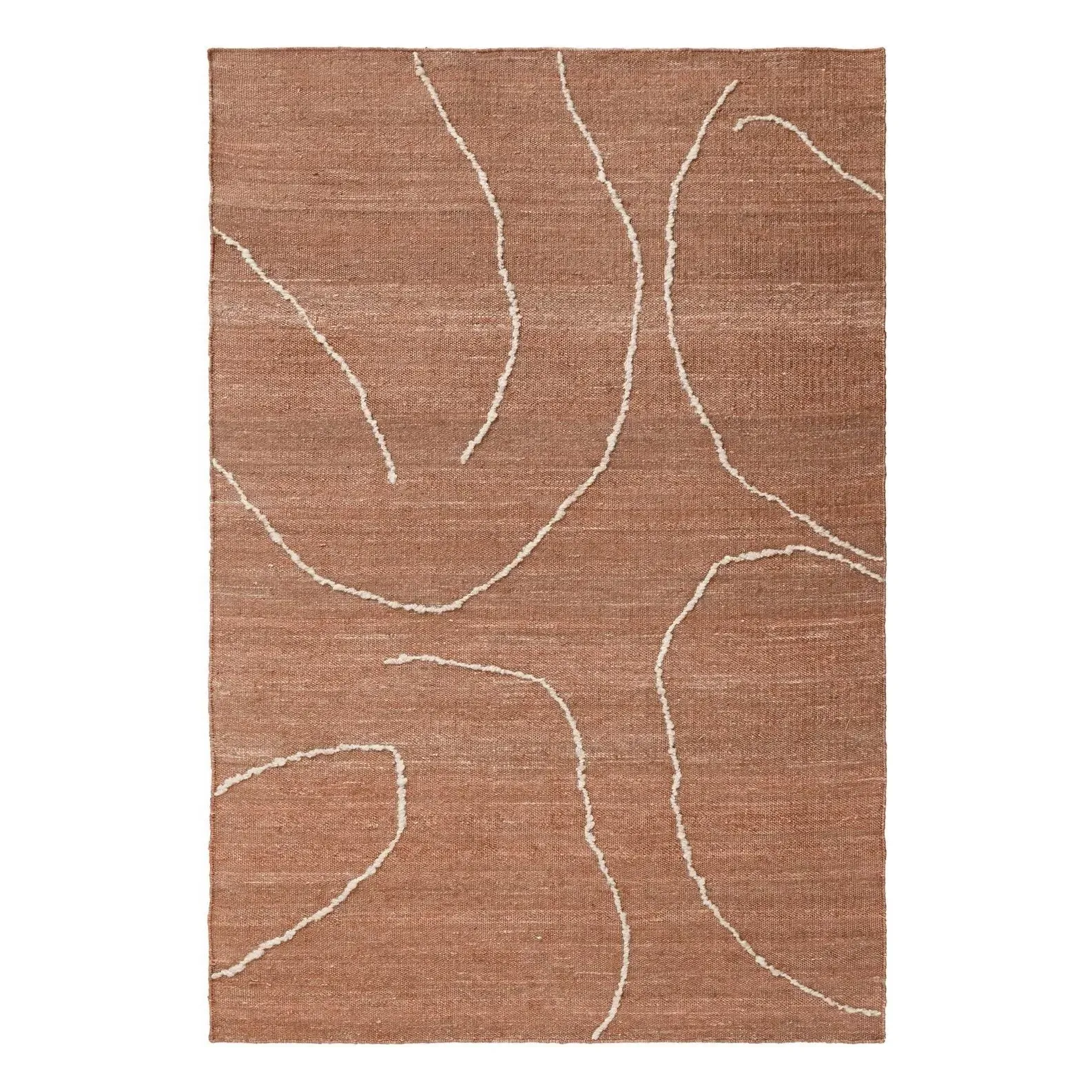 Gesso Jute Rug - Terracotta, Jute product