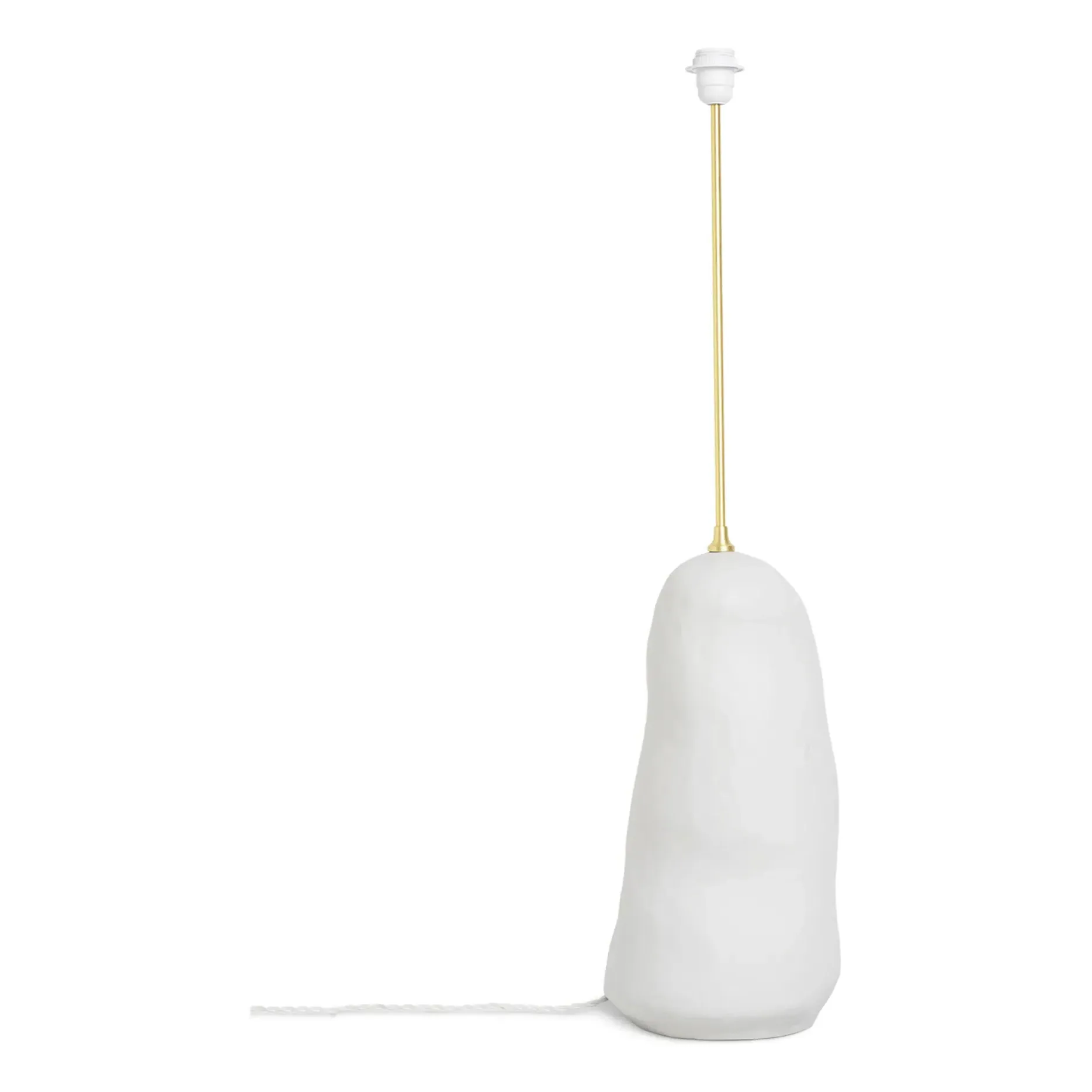 Hebe Lamp Base - White, Ceramic product