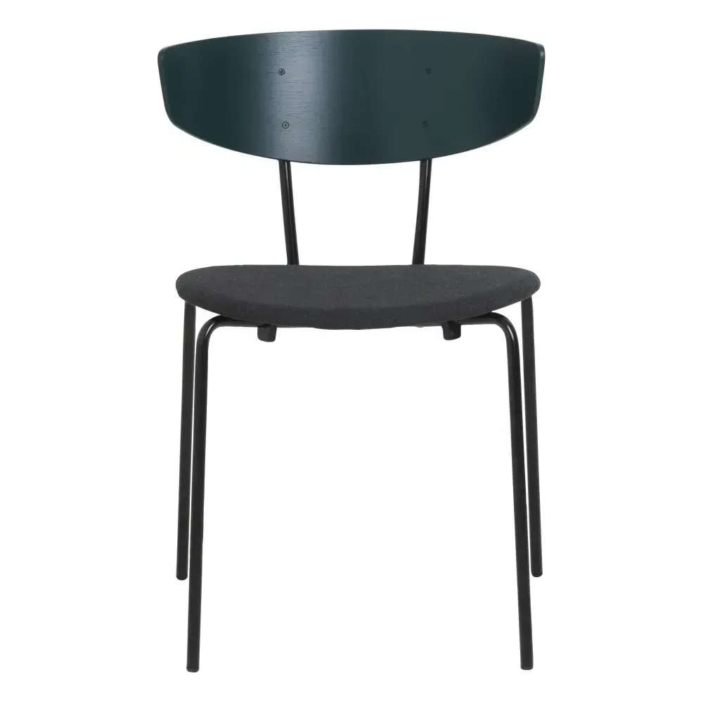 Herman Padded Dining Chair - Dark Green product