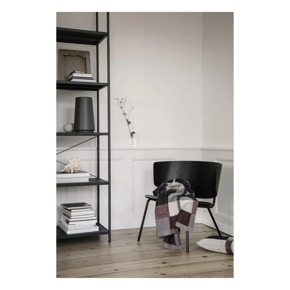 Herman Wood and Metal Lounge Chair - Black alternate view
