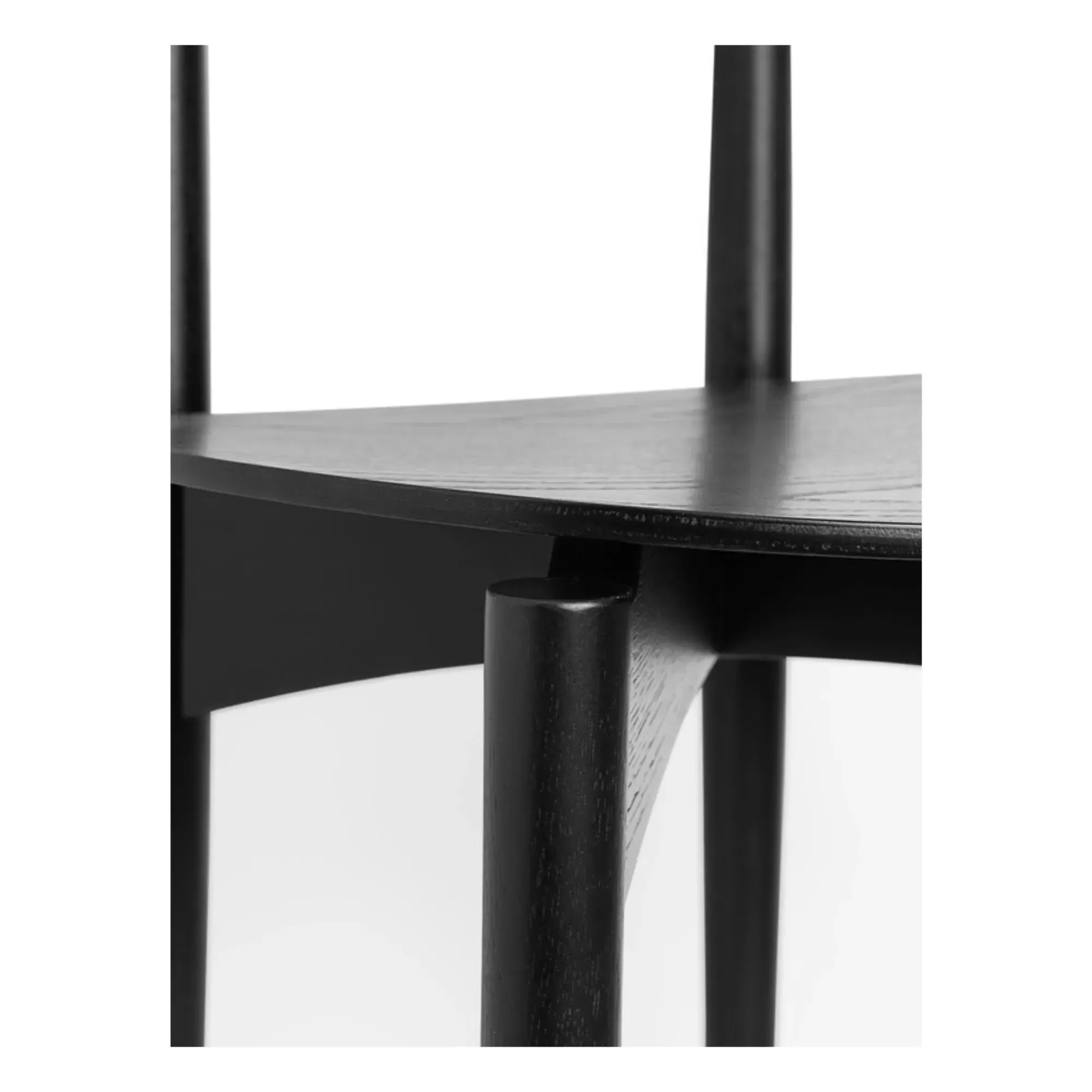 Herman Wooden Chair - Black alternate view