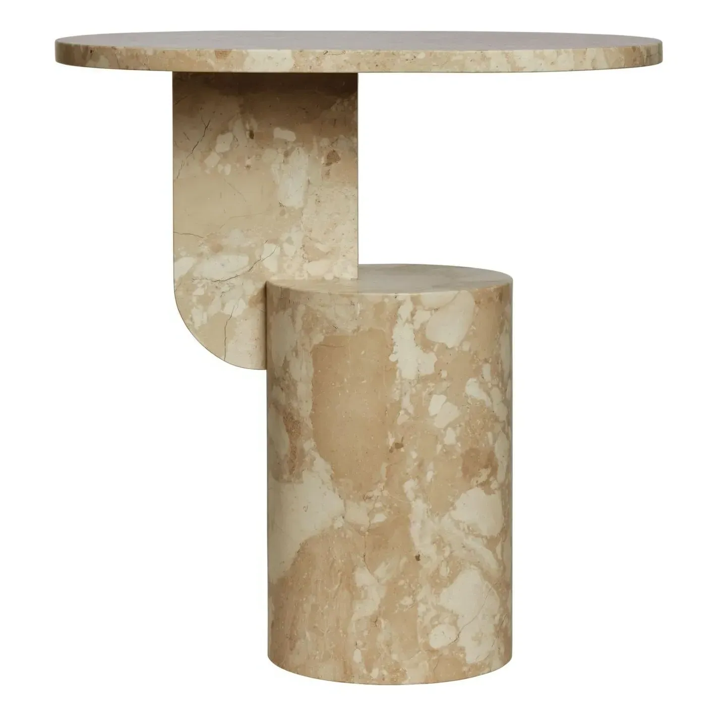 Insert Marble Side Table - Sand product