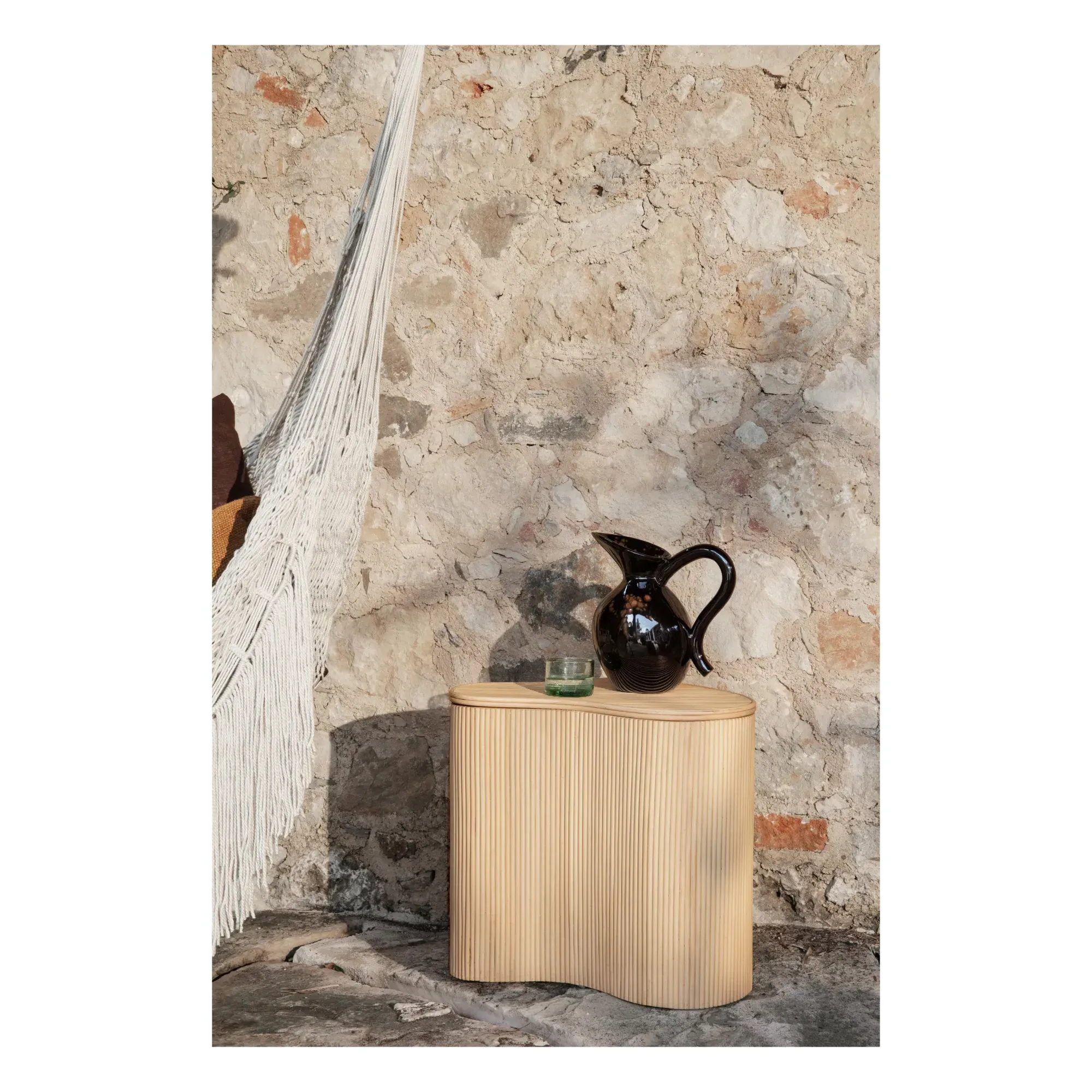 Isola Storage Table - Natural, Rattan alternate view