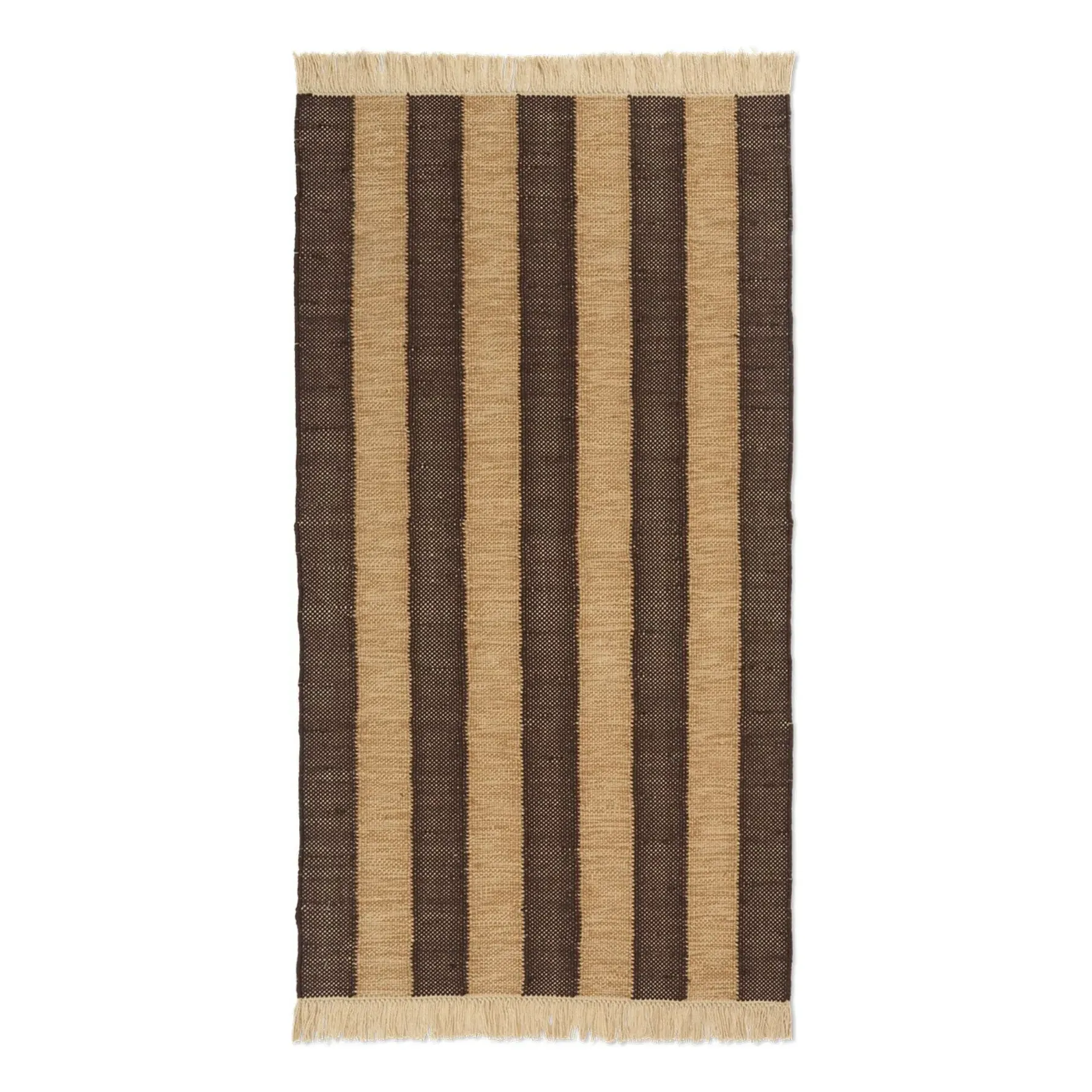 Ives Striped Indoor/Outdoor Rug - Chocolate product