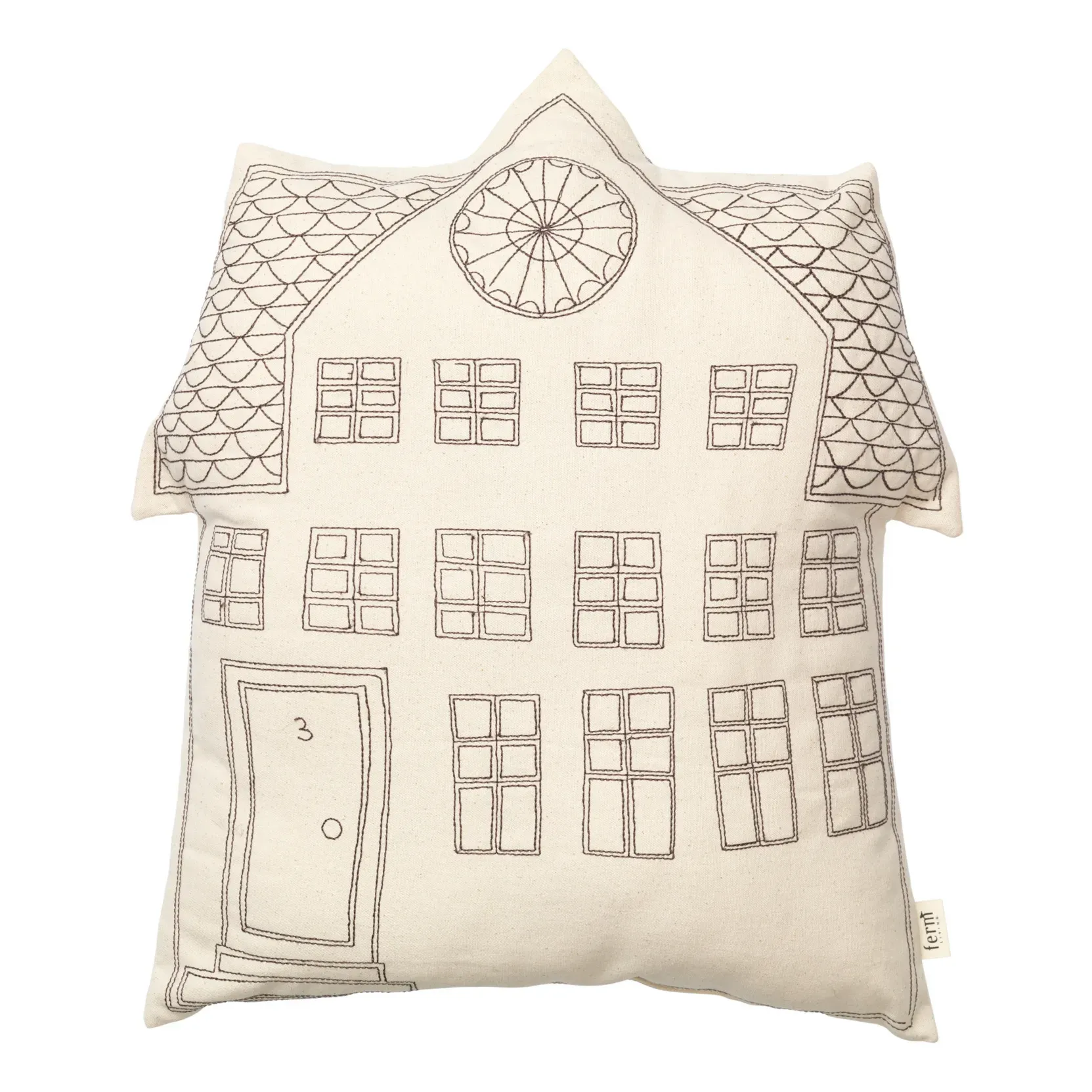 Abode Windows Cushion - Multicoloured, Organic Cotton product