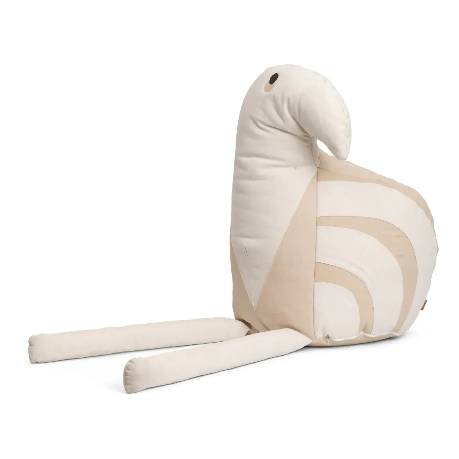Birdy Pouffe - Off White, Organic Cotton product
