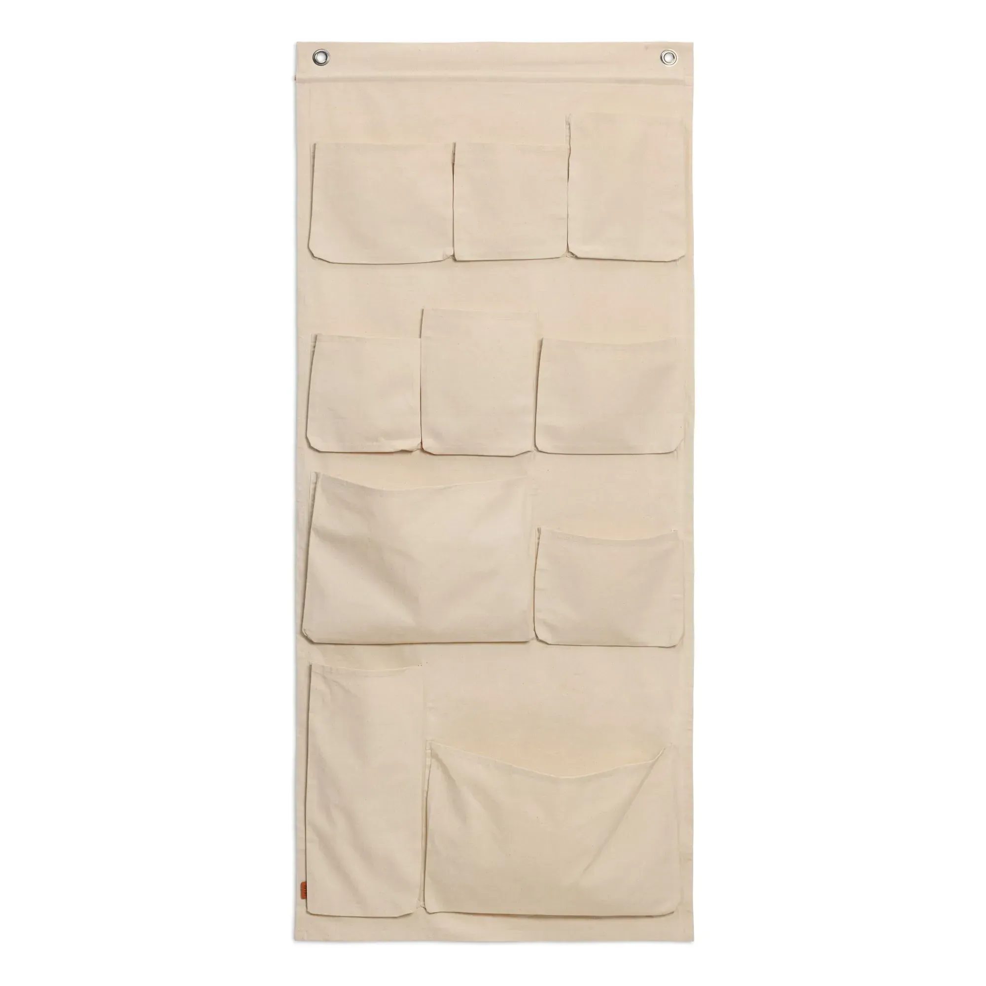Canvas XL Wall Storage Pockets - White, Organic Cotton product
