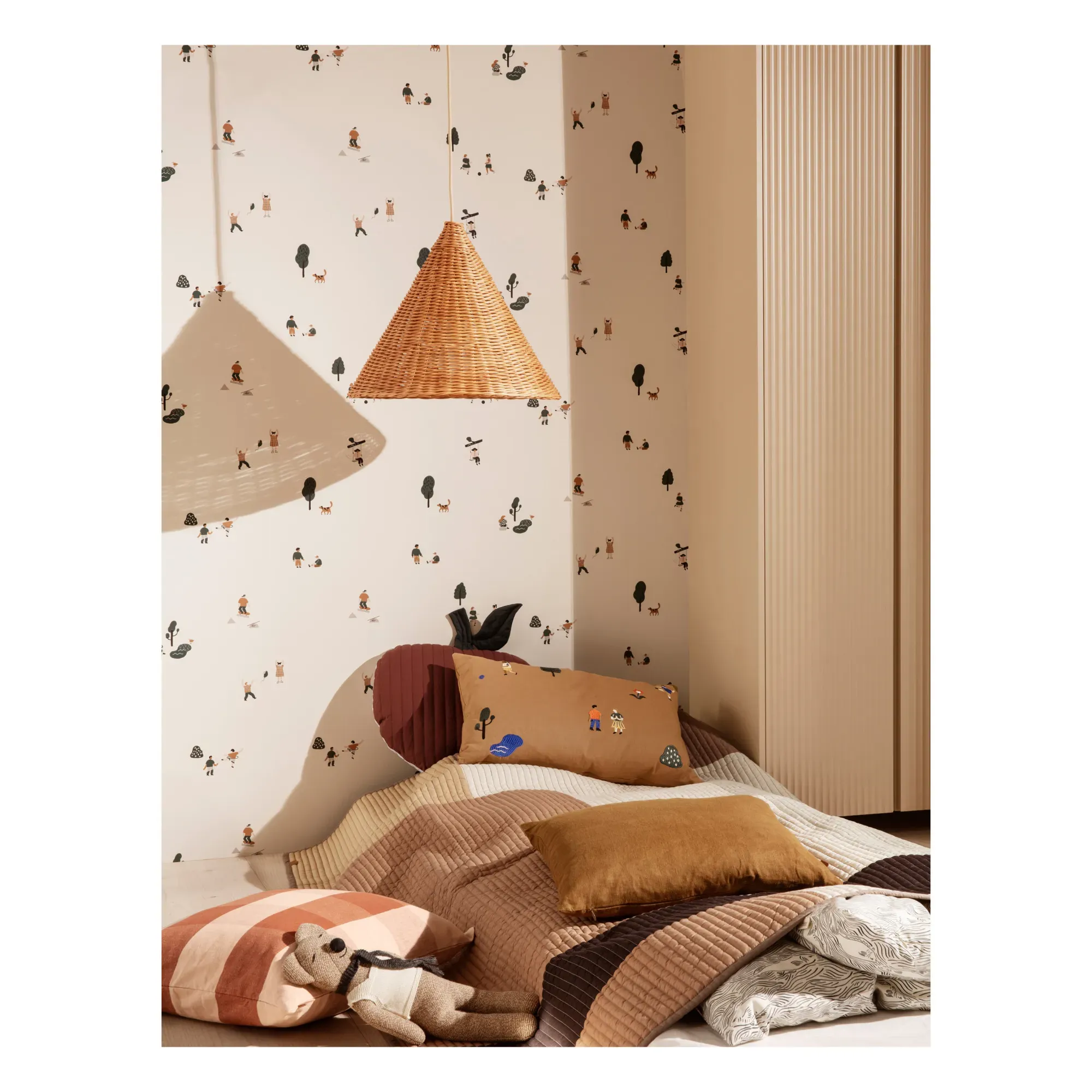 Ferm Living Kids The Park Wallpaper - Off White product