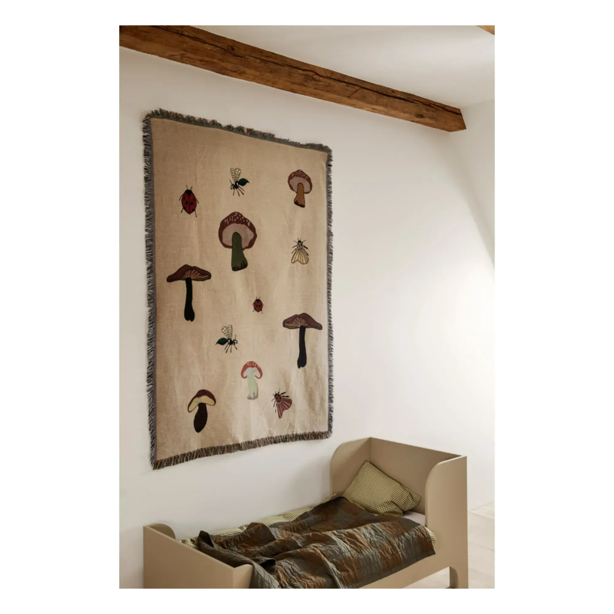 Forest Hanging Rug - Beige, Cotton alternate view