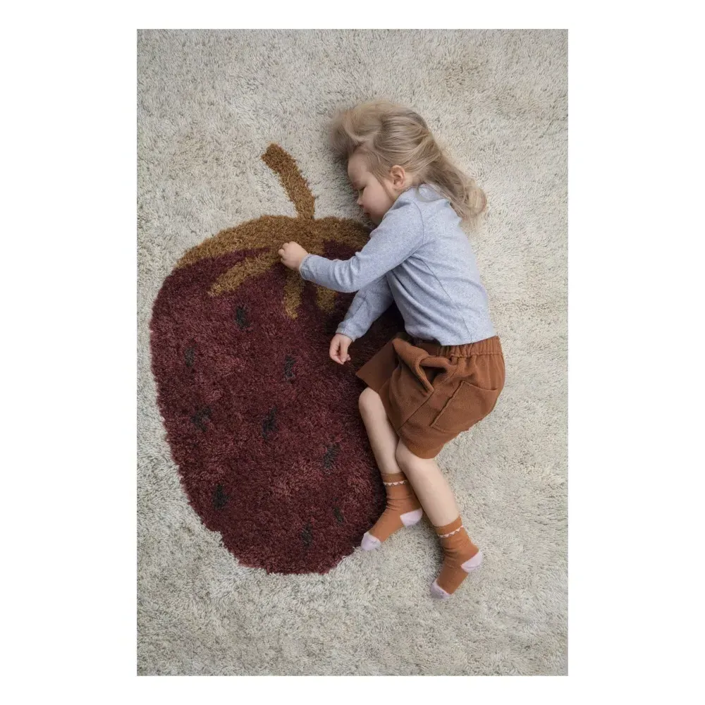 Fruiticana Strawberry Hand-Tufted Rug - Multicoloured, Wool alternate view