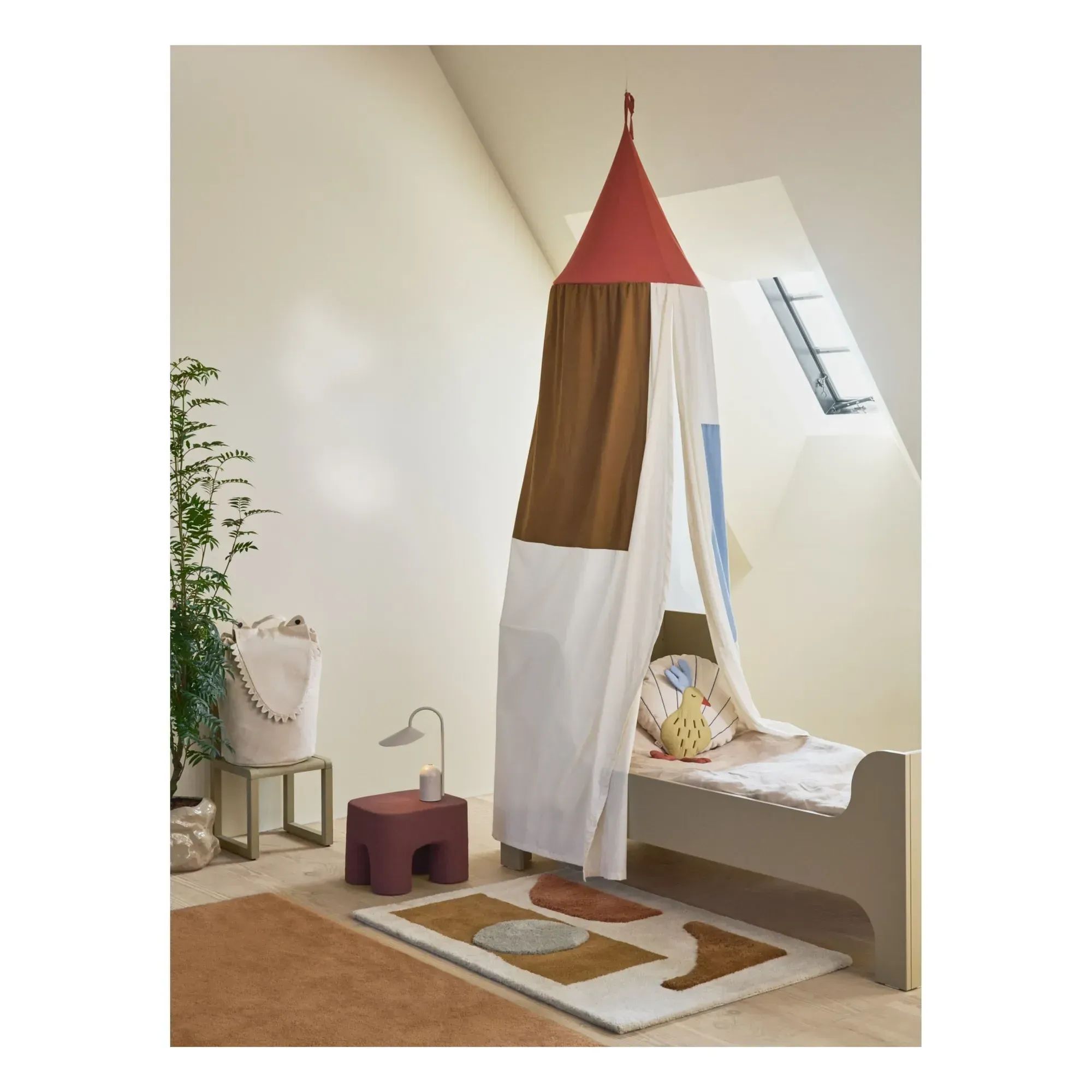 Patch Bed Canopy - Multicoloured, Organic Cotton alternate view