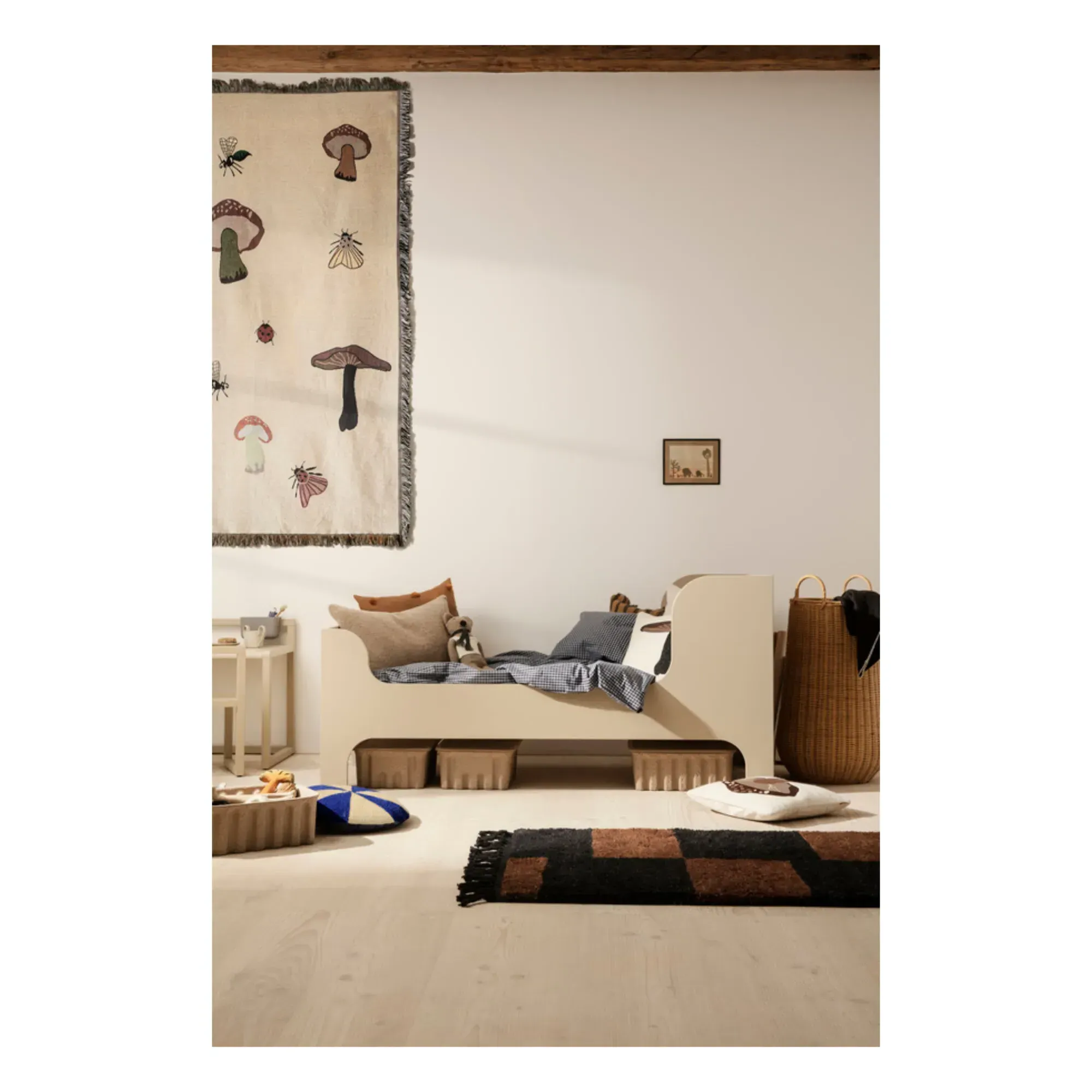 Sill Junior Bed - Cream, MDF alternate view