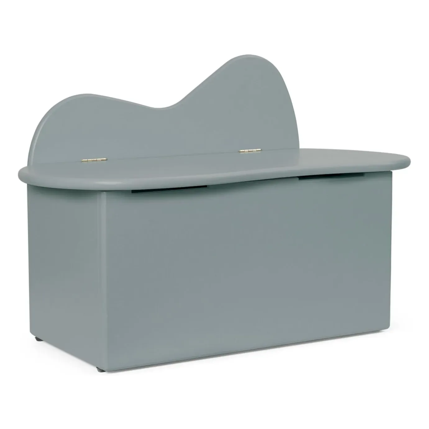 Slope Storage Bench - Grey Blue, MDF product