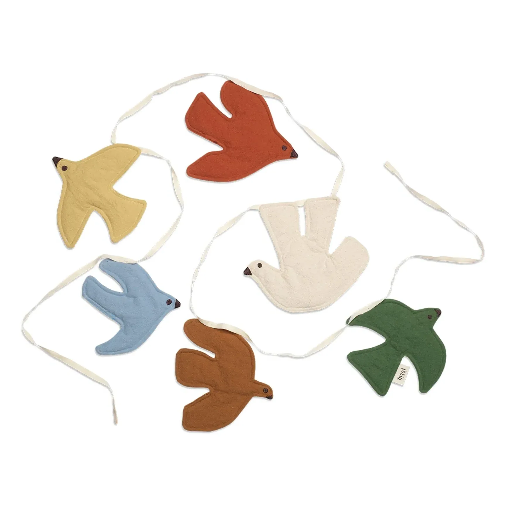 Swif Bird Decorative Garland - Multicoloured, Organic Cotton product