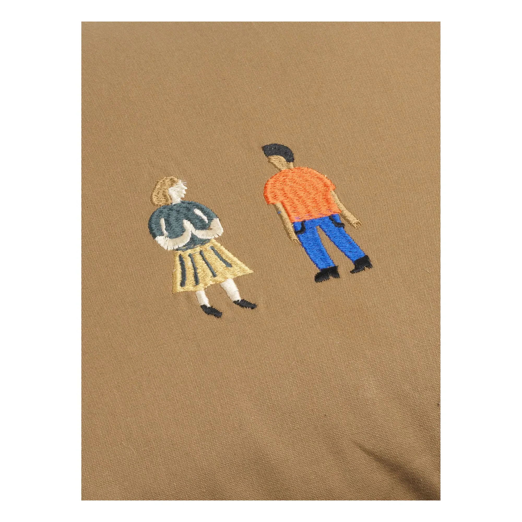 The Park Cushion - Caramel, Organic Cotton alternate view