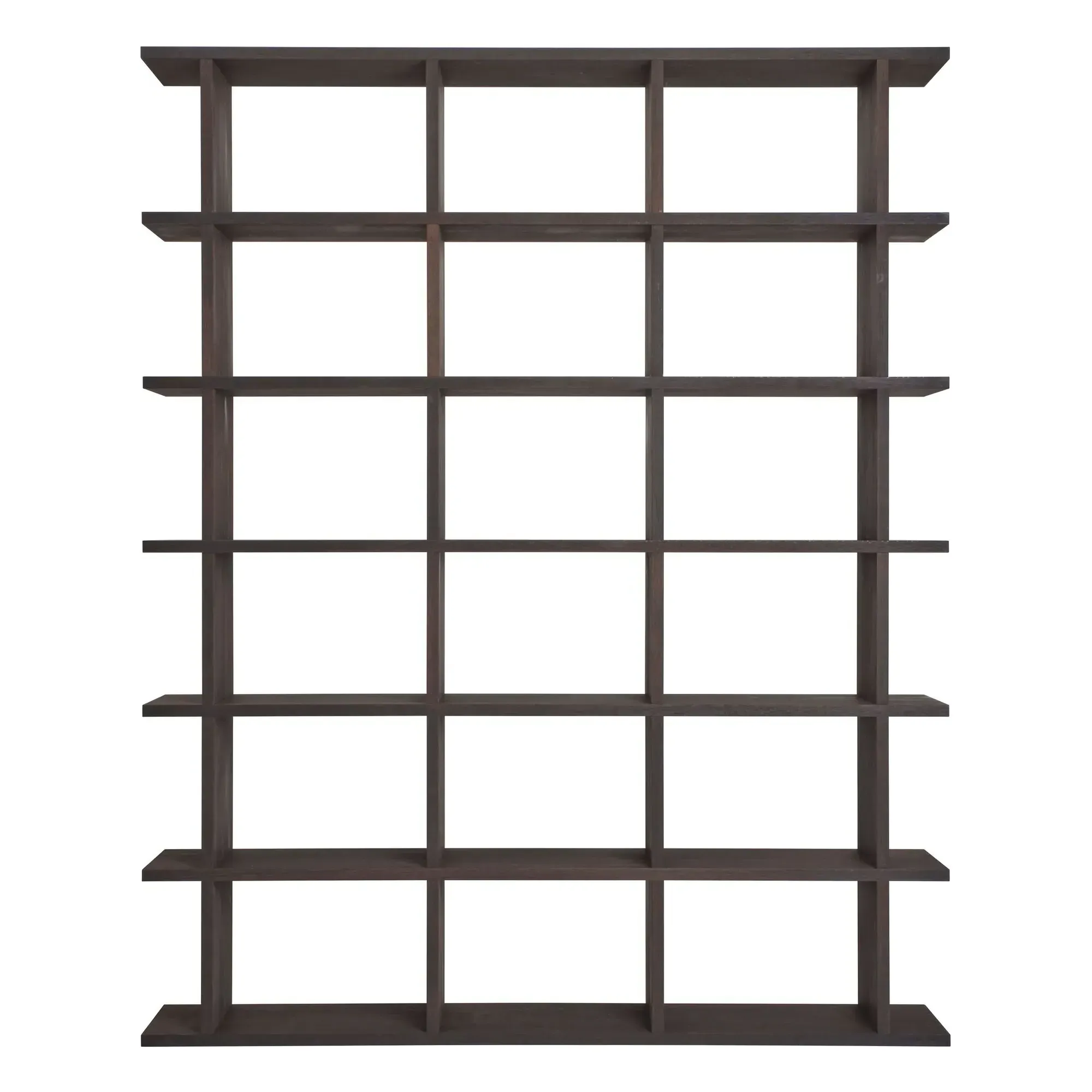Kona 3-Column Bookcase - Dark Oak, Oak Veneer product