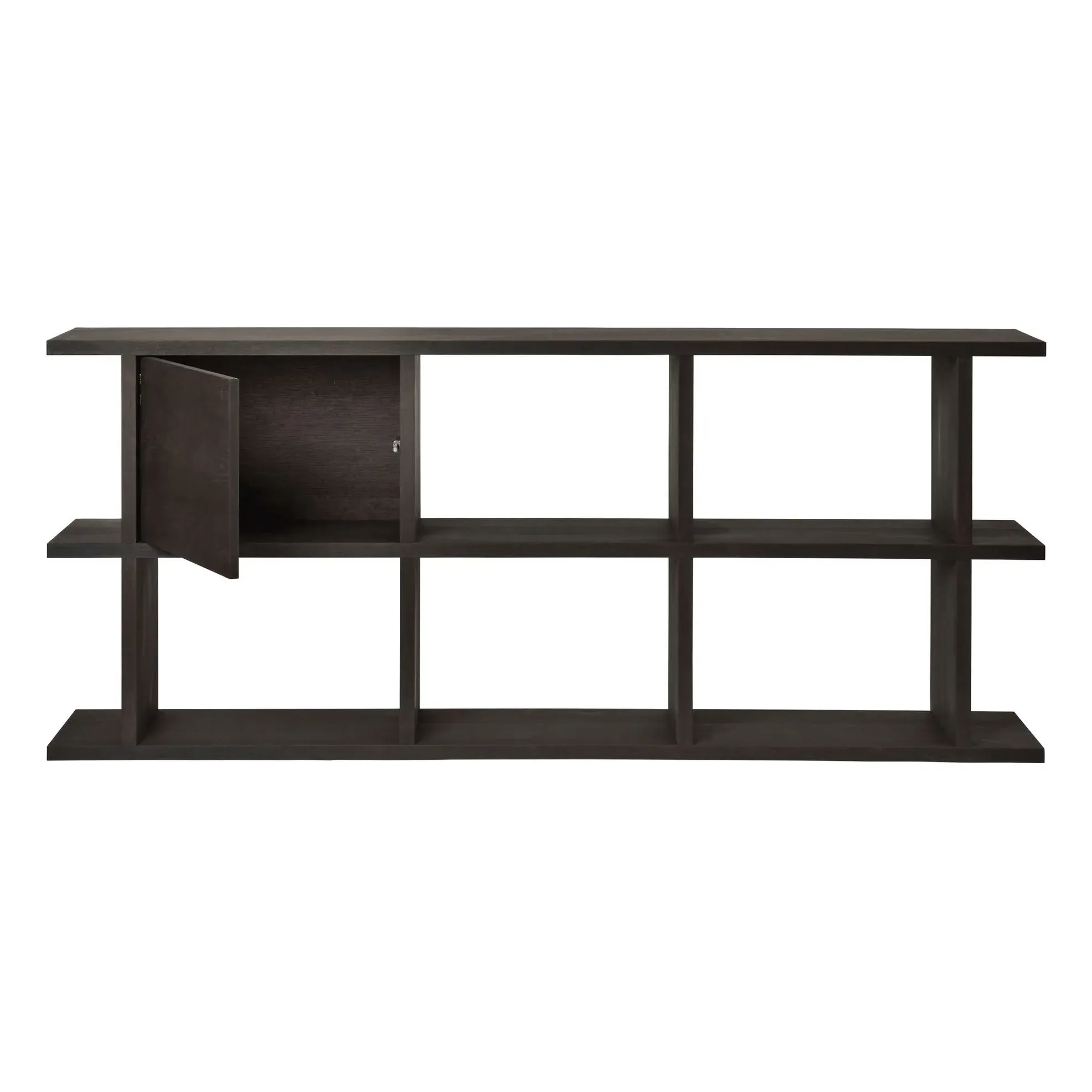 Kona Bookcase Cabinet Insert - Dark Oak product
