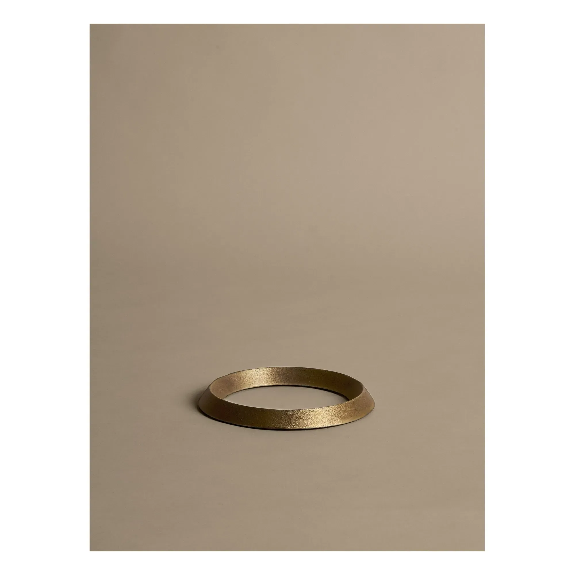 Levee Round Trivet - Brass, Recycled Aluminium alternate view