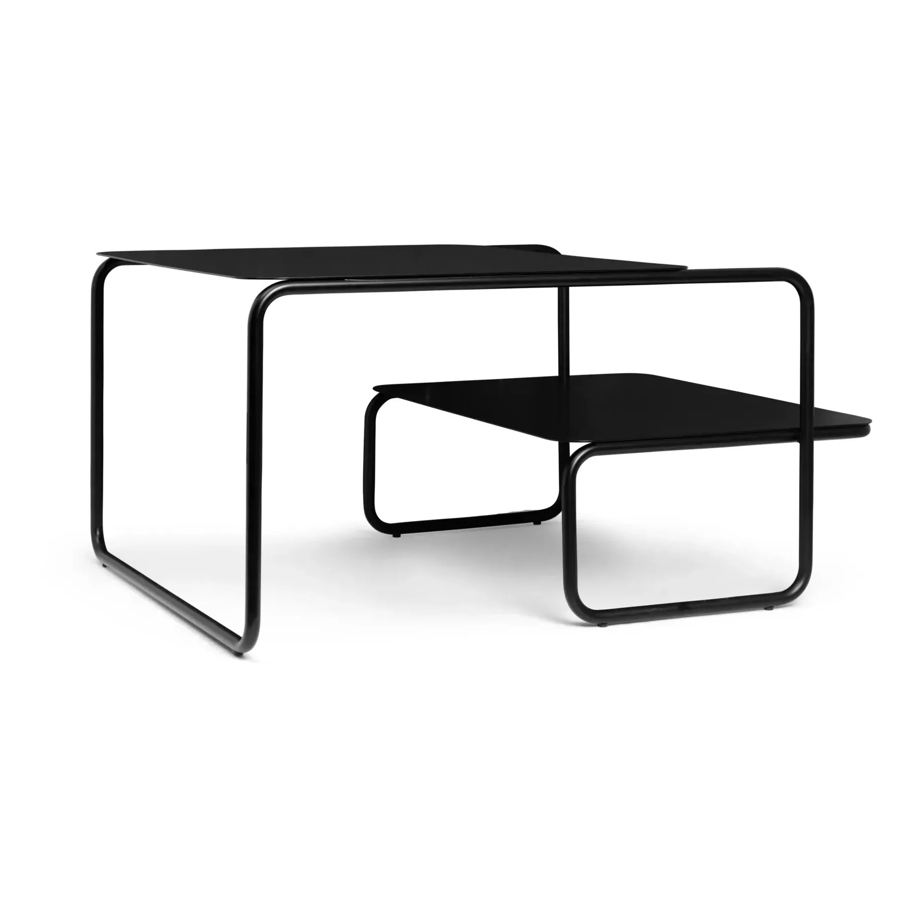Level Outdoor Coffee Table - Black, Steel alternate view