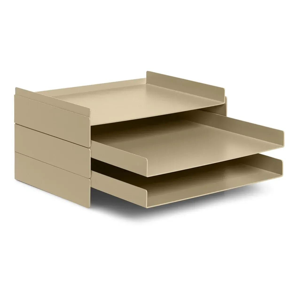 Metal Desk Organiser - Beige, Metal product