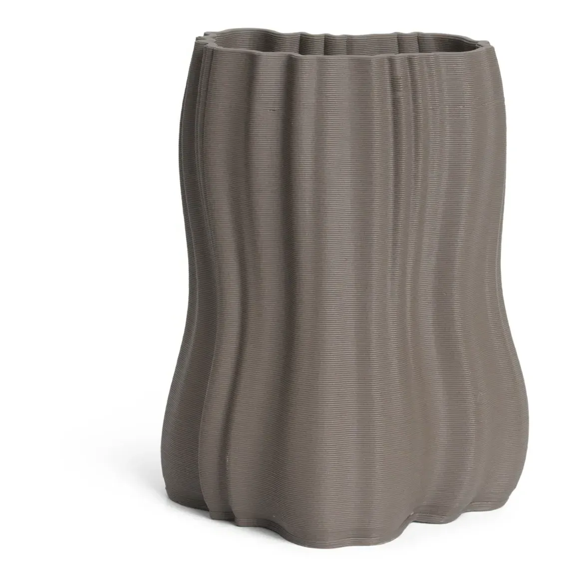 Moire Vase - Charcoal Grey, Sandstone product