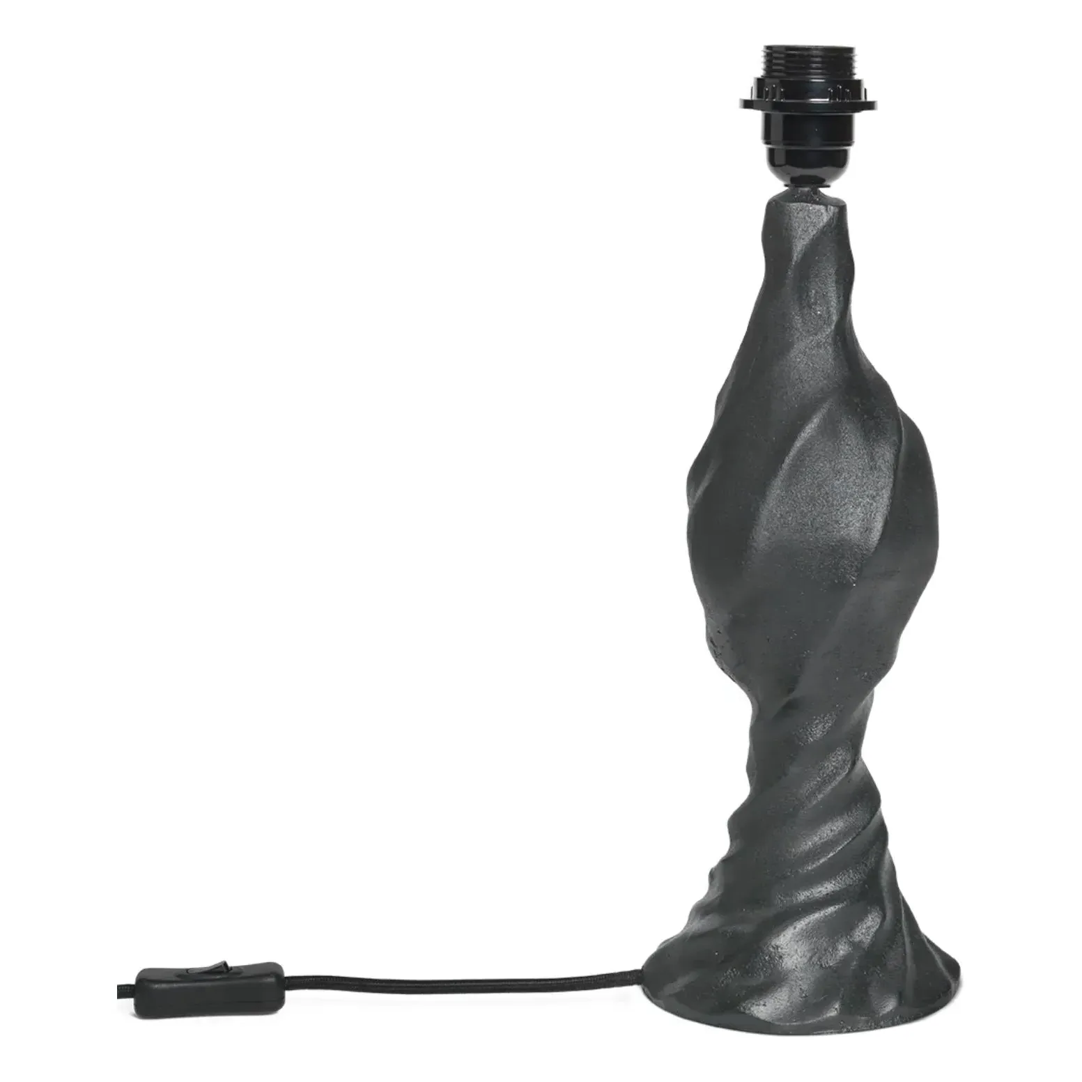 Moltan Lamp Base - Charcoal Grey, Cast Aluminium product