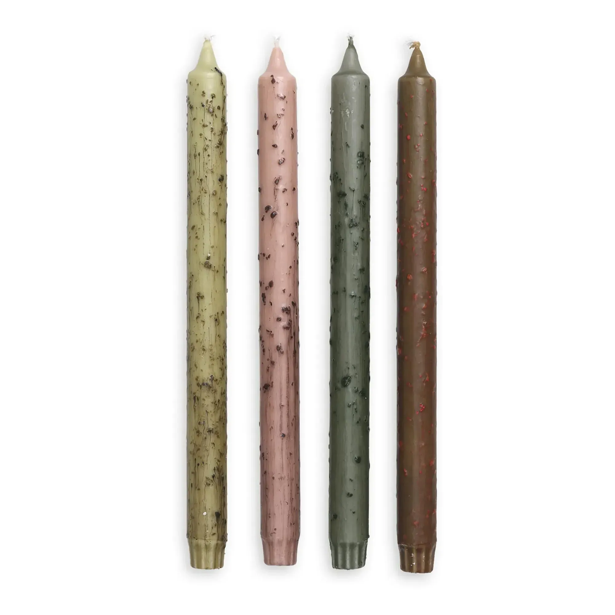 Mura Set of 4 Candles - Multicoloured, Wax product