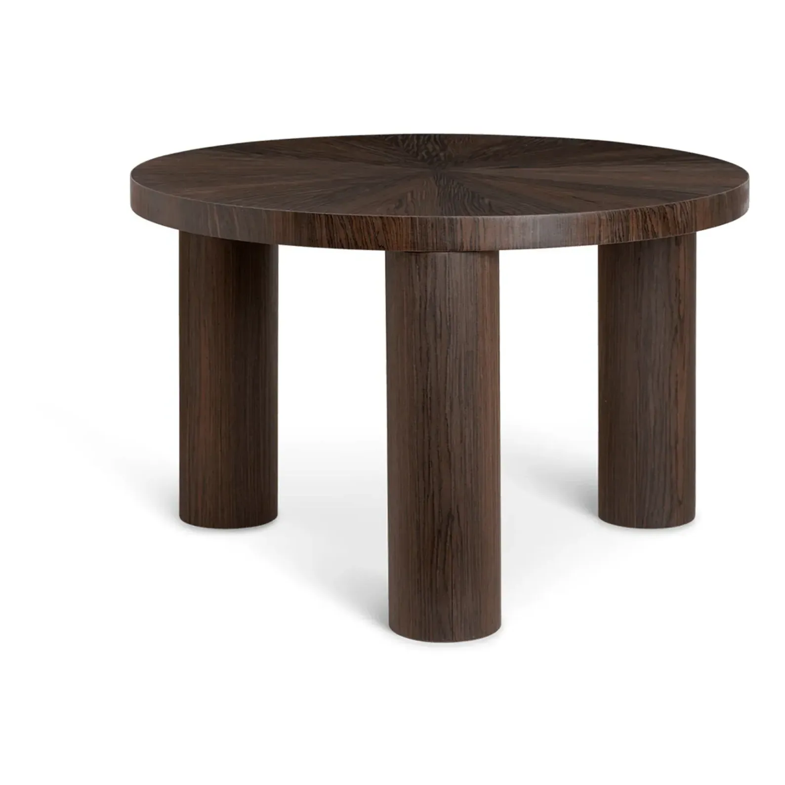 Post Round Side Table - Smoked Oak, FSC Wood product